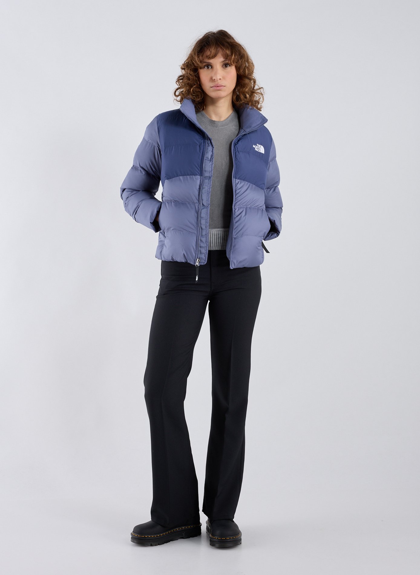 Doudoune droite THE NORTH FACE Bleu