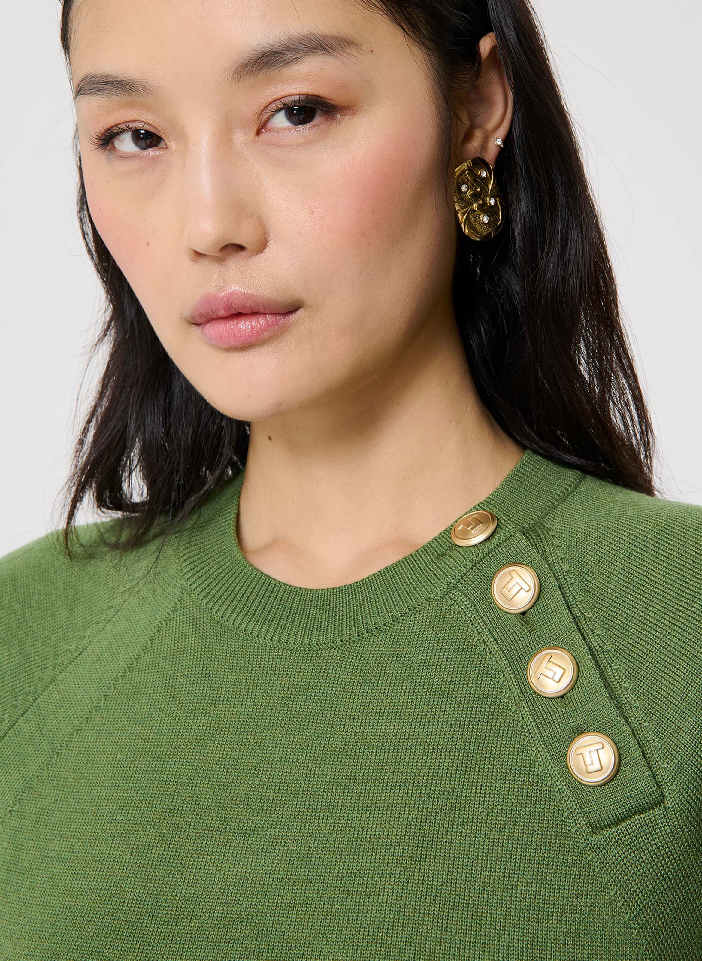 Pull pastelle TARA JARMON Vert