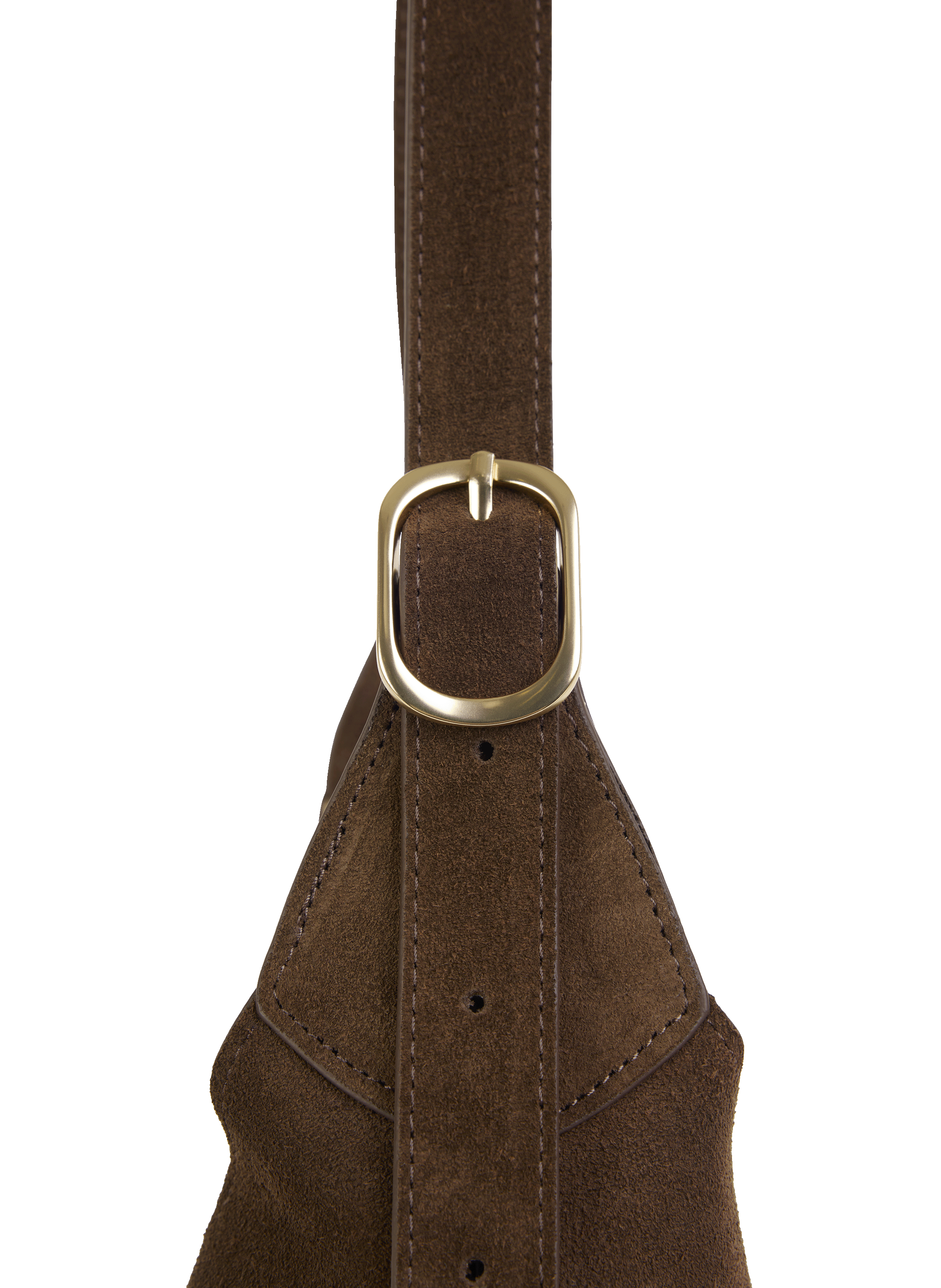 Sac Donna porté épaule en cuir suédé NAT & NIN Marron