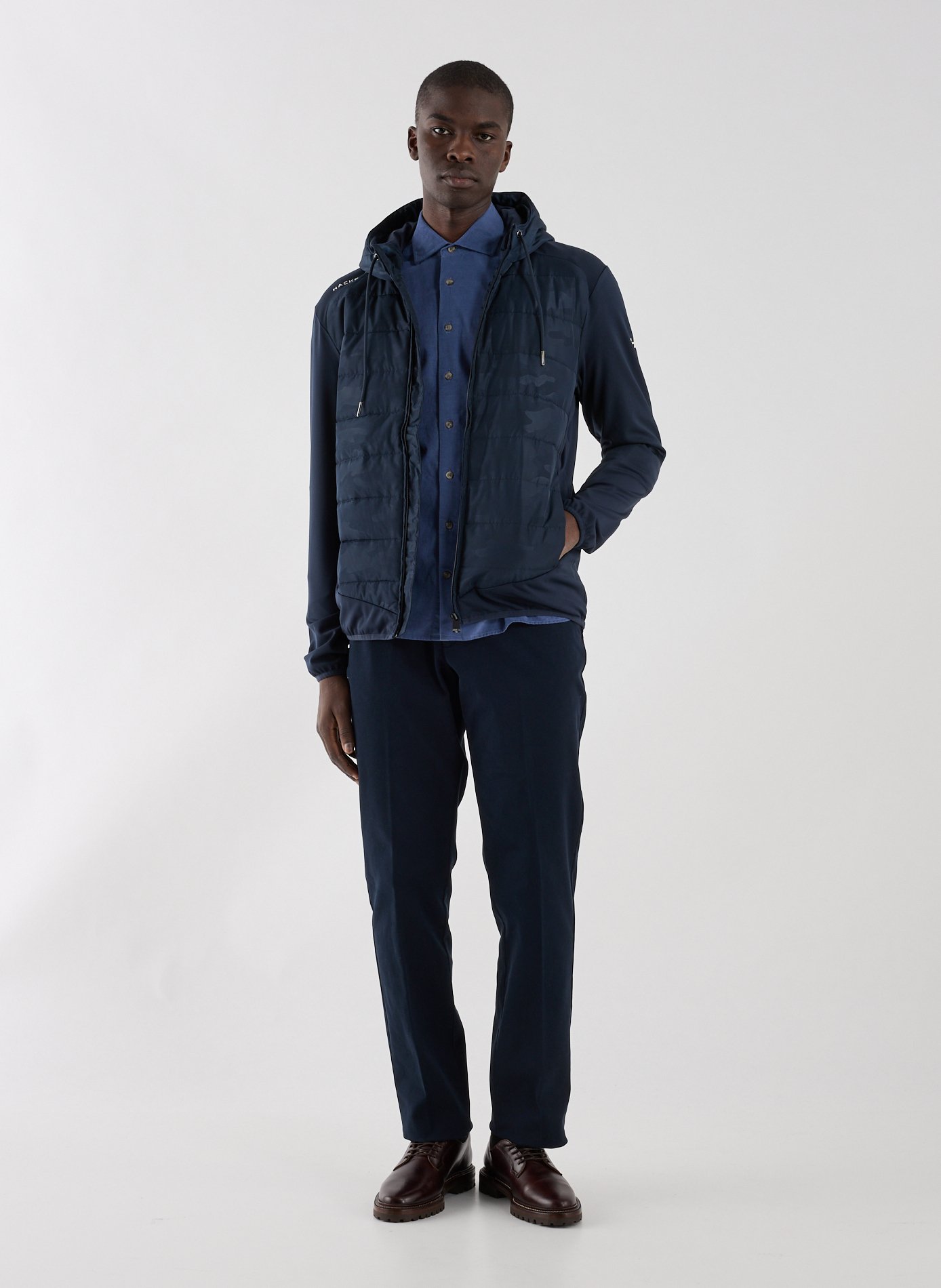 Hooded Jacket HACKETT Blue