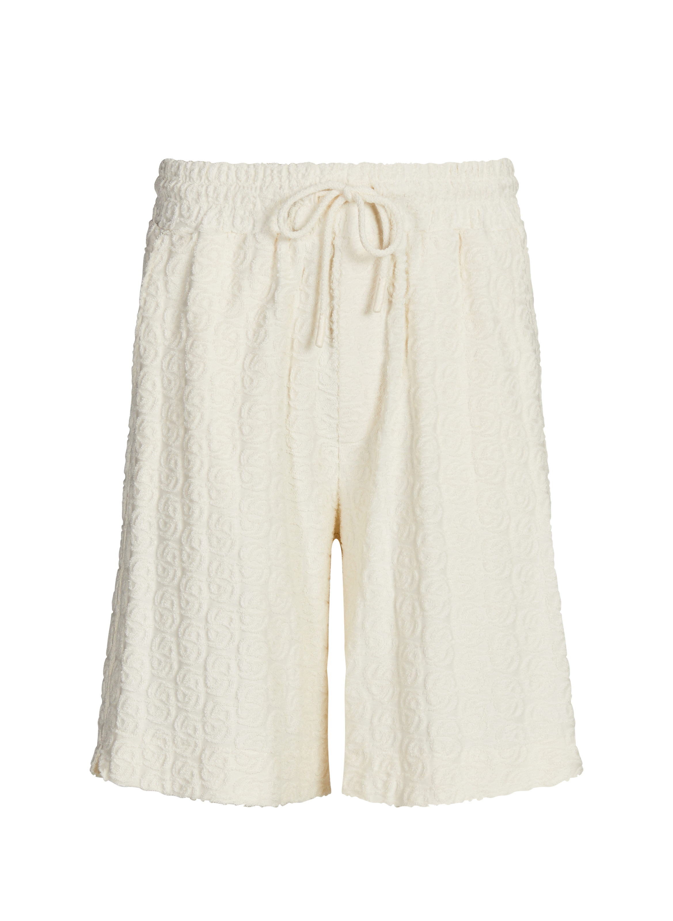 Short logoed in cotton DROLE DE MONSIEUR White