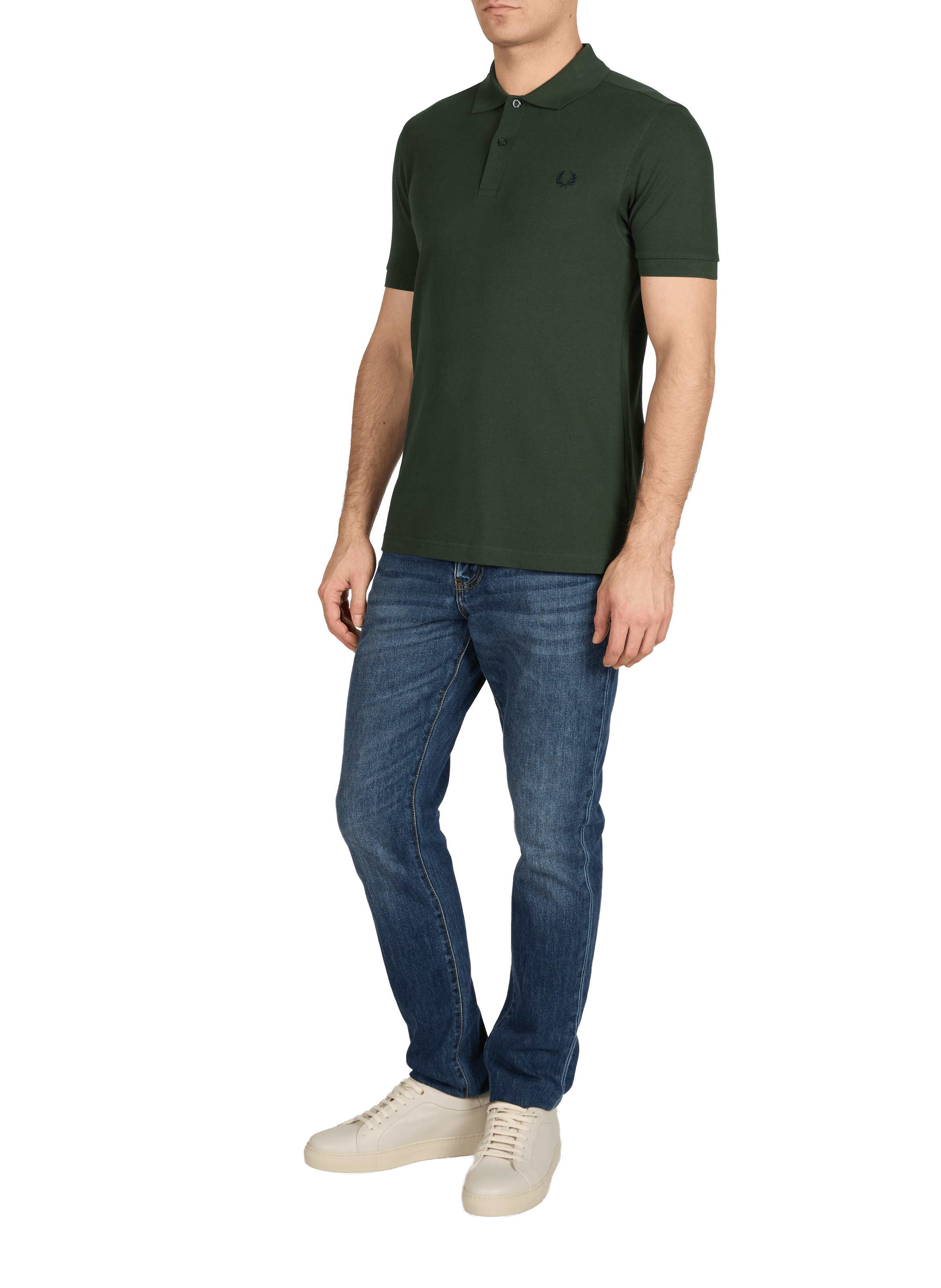 Polo en coton piqué FRED PERRY Vert