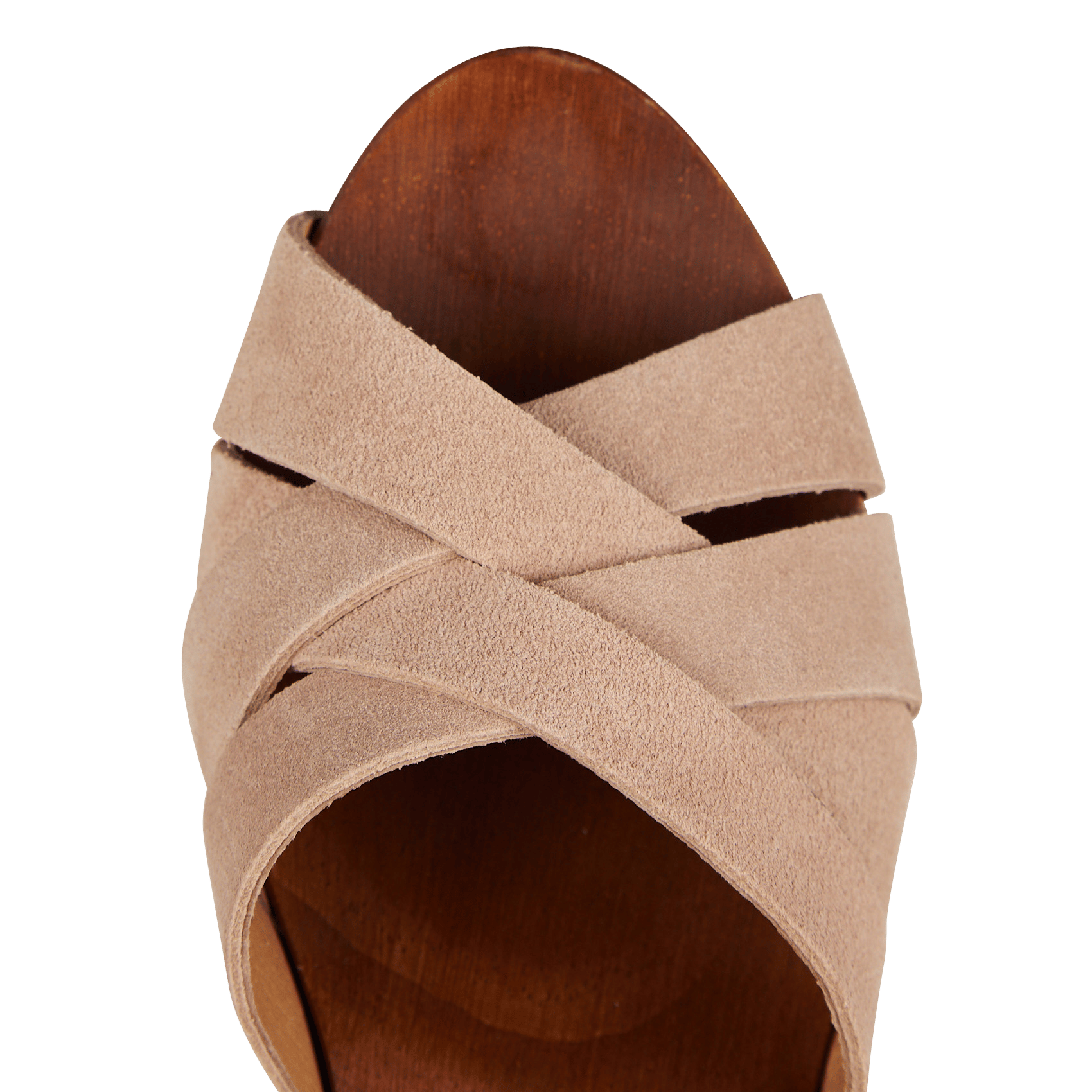 Sabots à talons en cuir sia MAISON 123 Rose