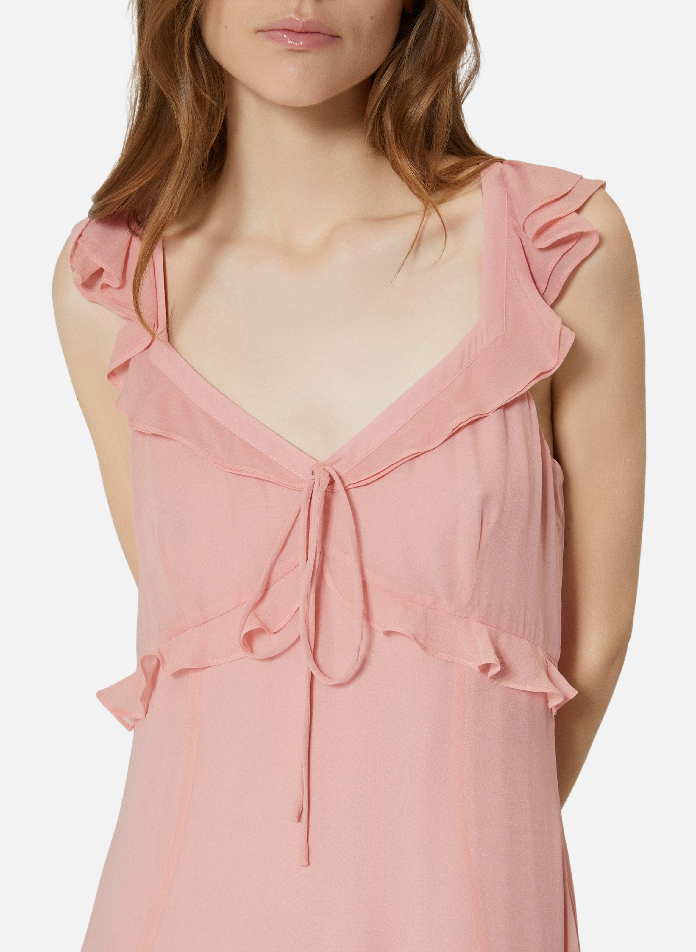 Robe longue volantée THE KOOPLES Rose