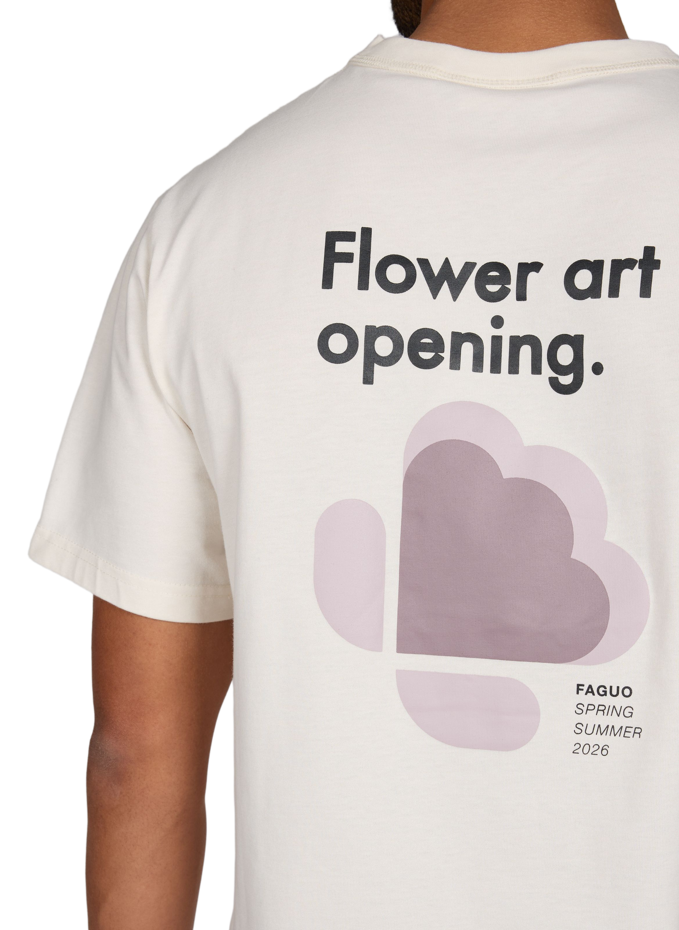 Massoury blended cotton t-shirt FAGUO Beige