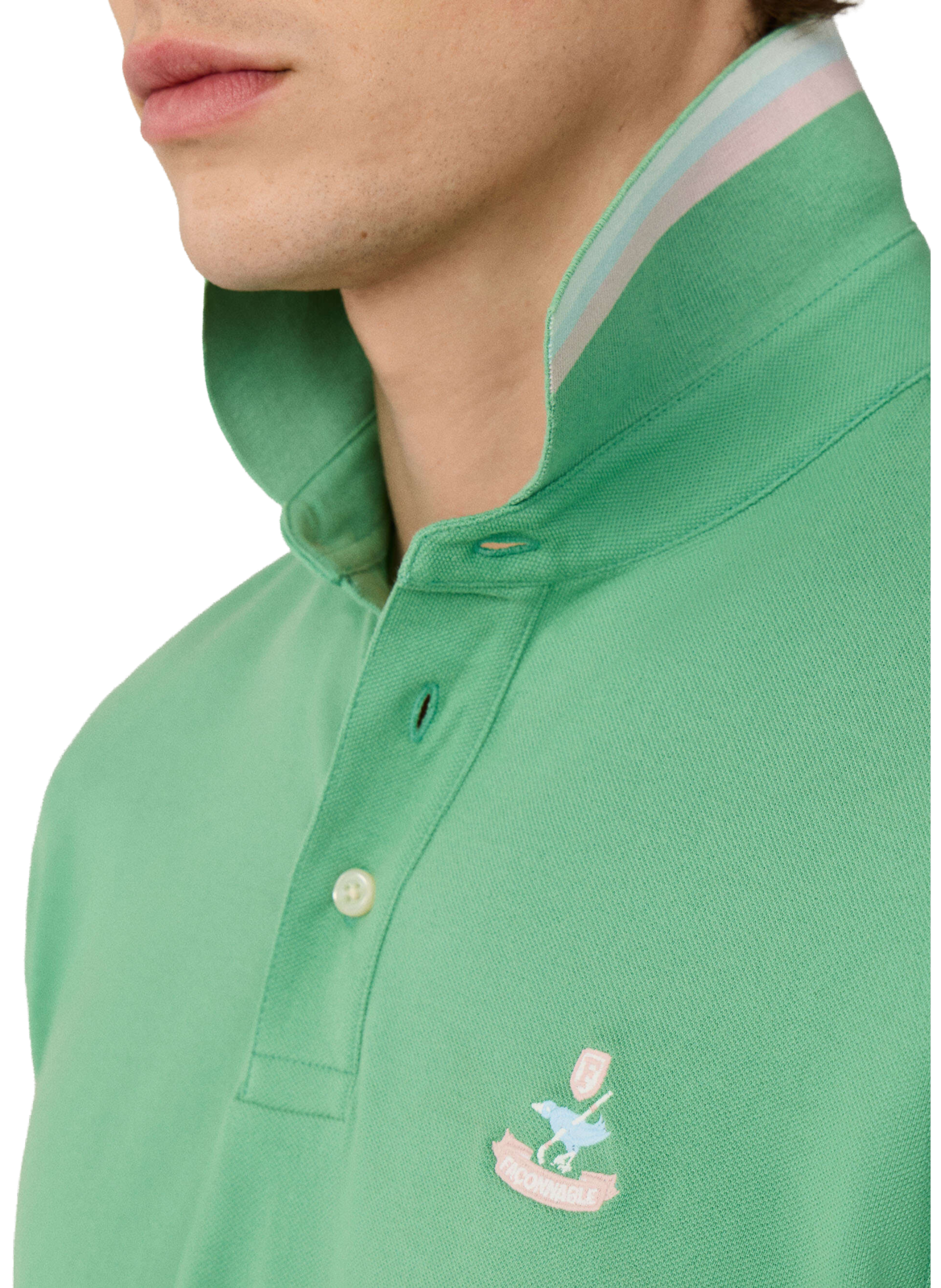  Cotton polo shirt  FACONNABLE Blue