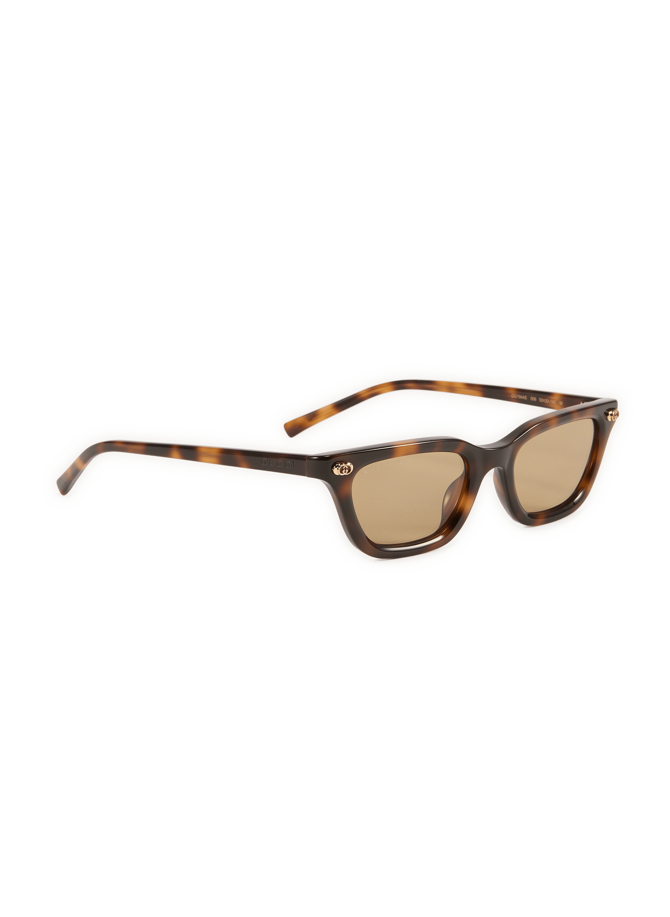 Lunettes de soleil Institutional Logo GUCCI Marron