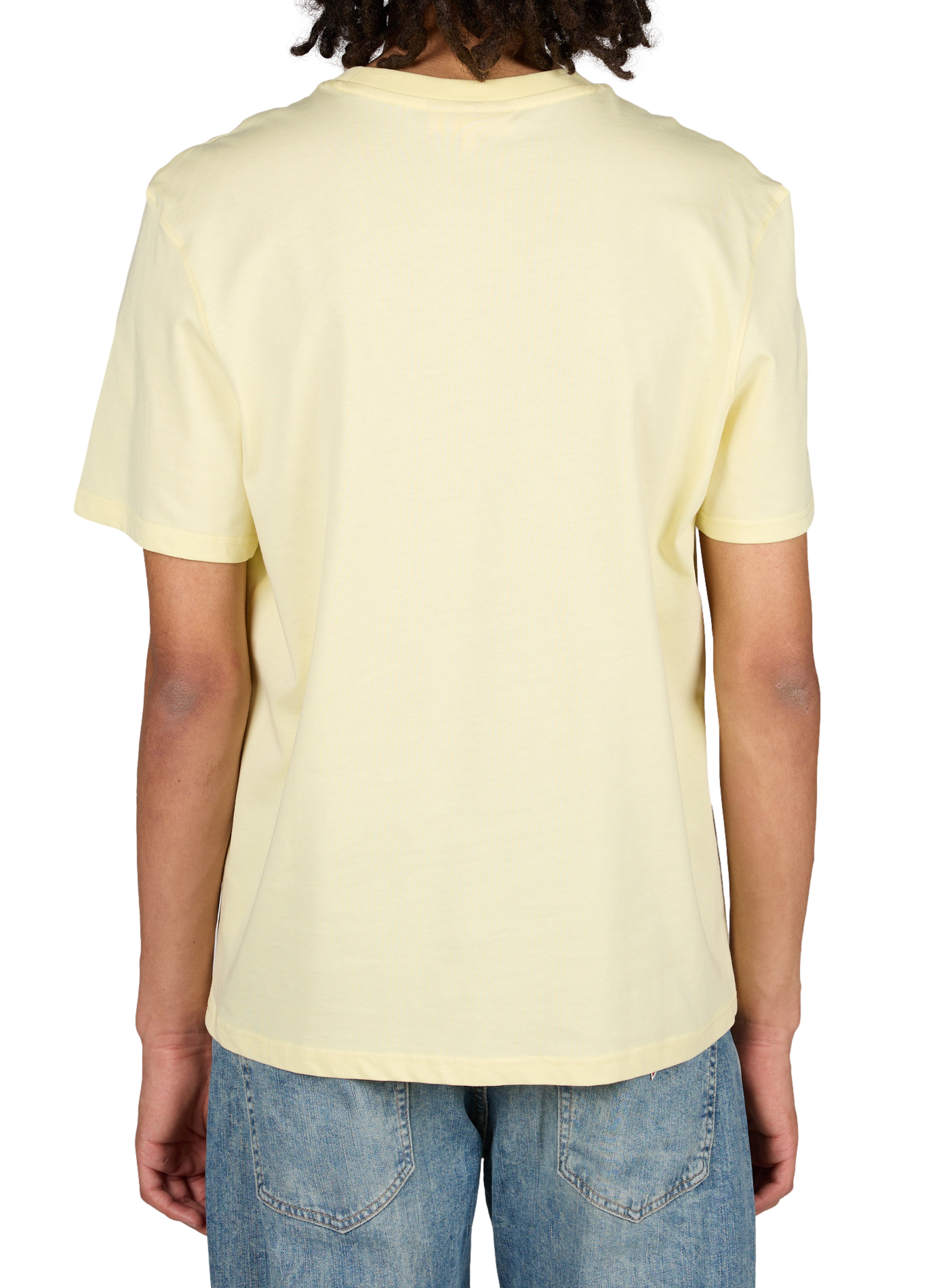 Cotton round-neck T-shirt GERTRUDE ET GASTON Yellow