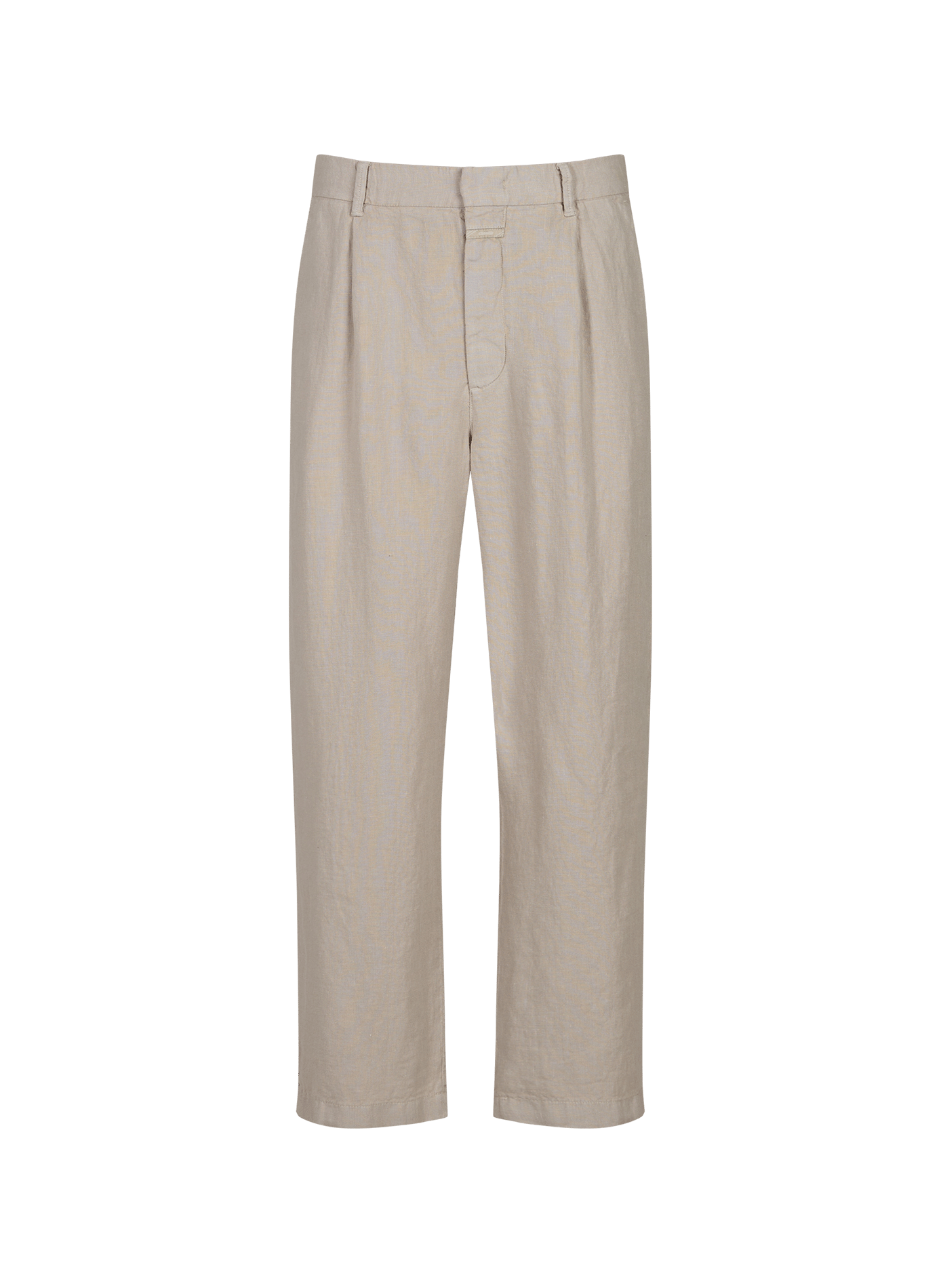 Blomberg straight linen trousers. CLOSED Grey