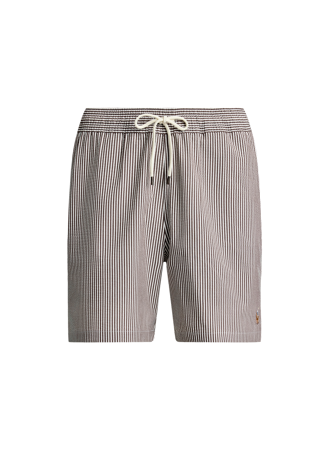 Short de bain rayé POLO RALPH LAUREN Marron