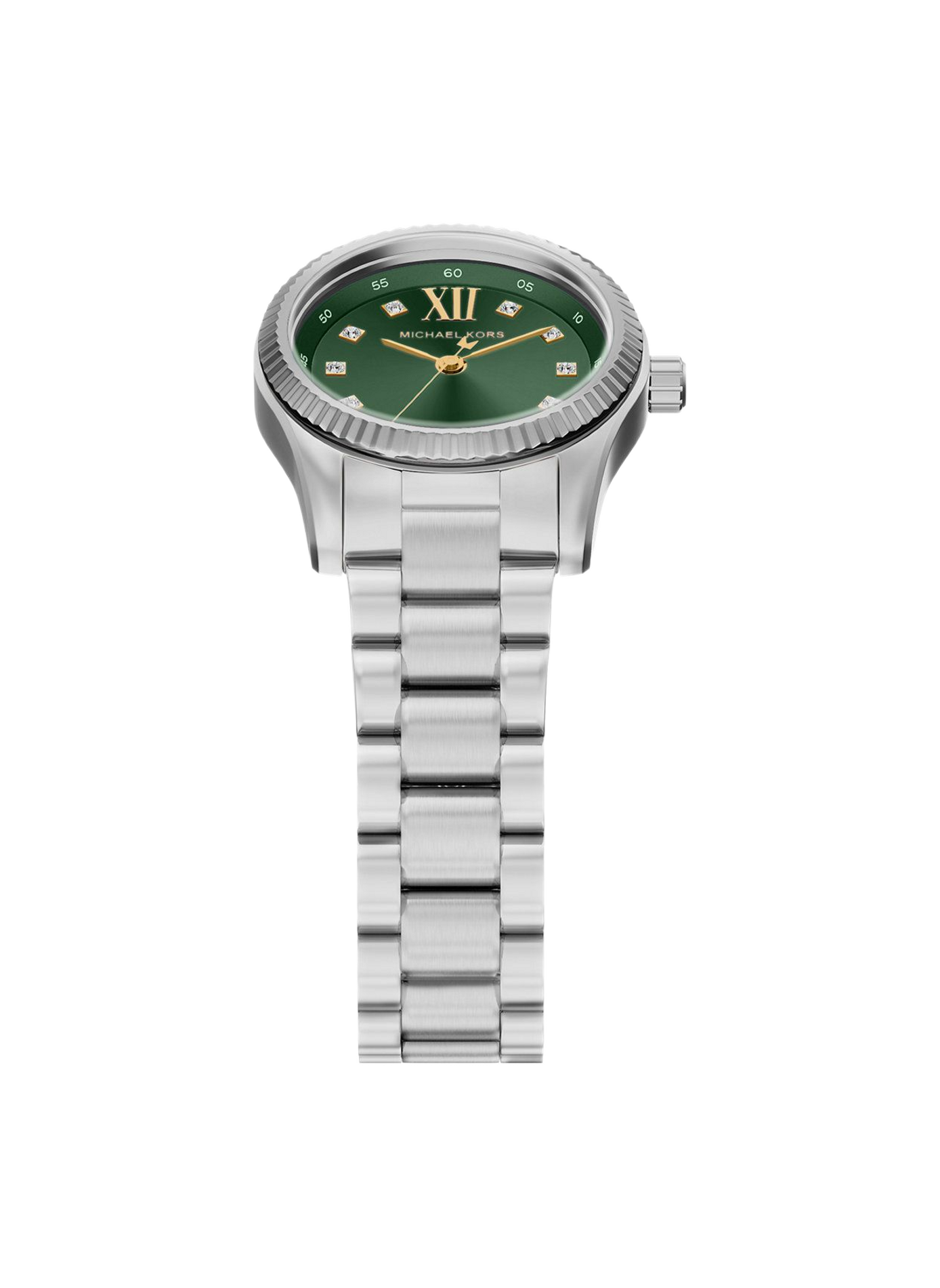 Montre quartz Petite Lexington en acier inoxydable MICHAEL KORS MONTRES Vert