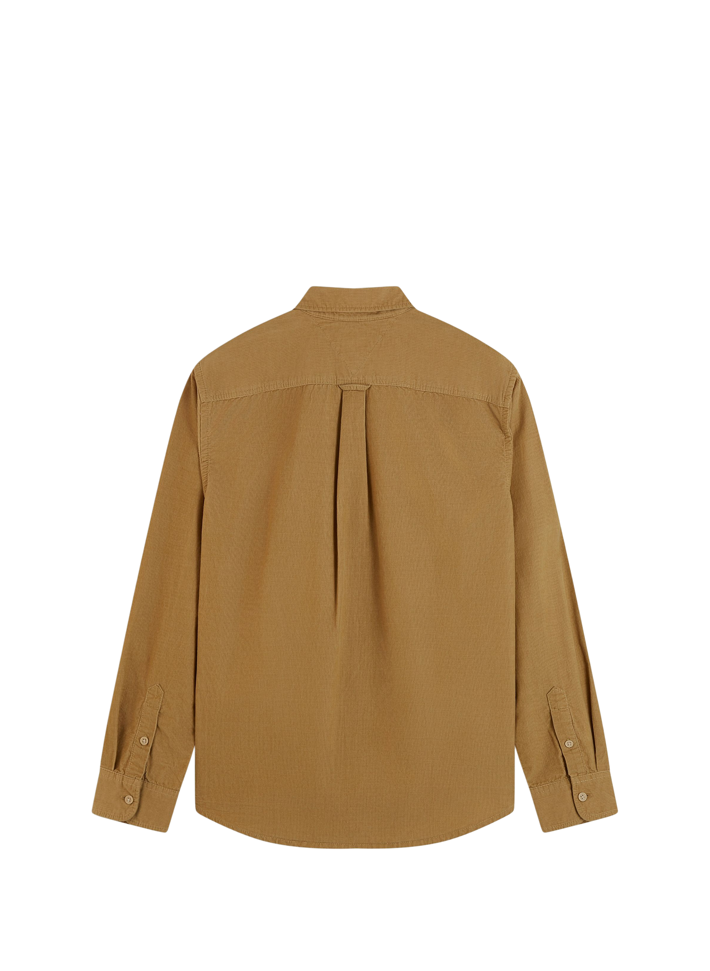 Chemise droite en coton TOMMY HILFIGER Beige