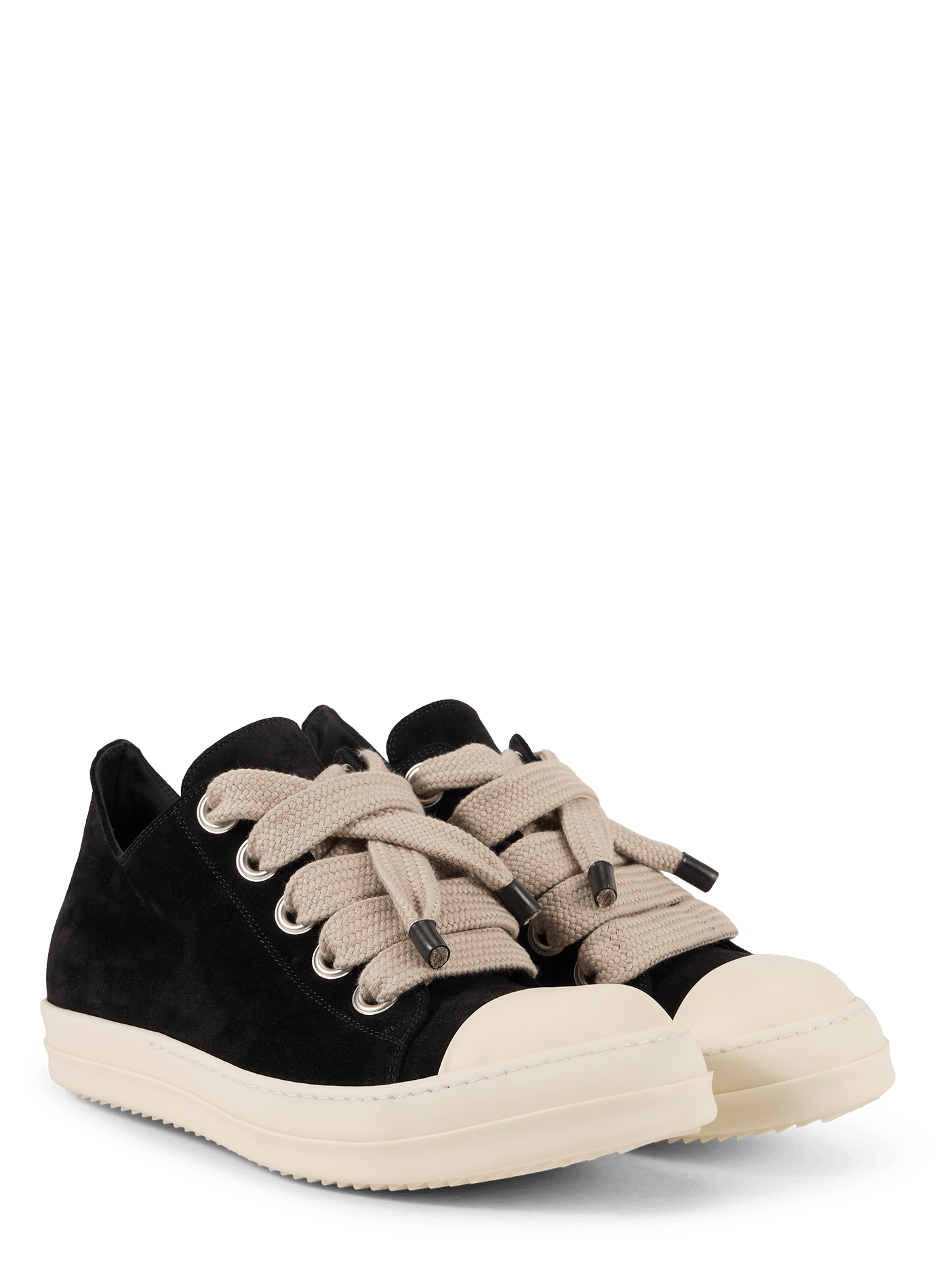 Leather sneakers RICK OWENS Black