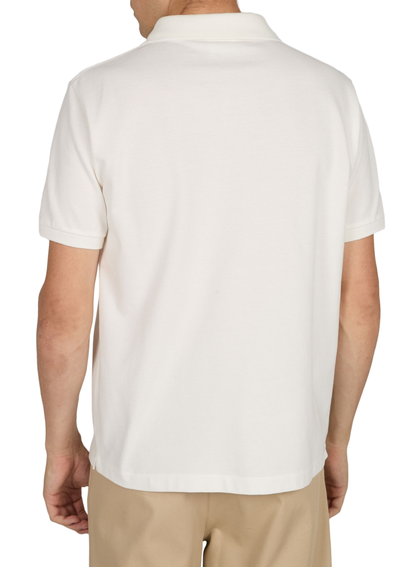 Polo droit en coton  A.P.C. Blanc