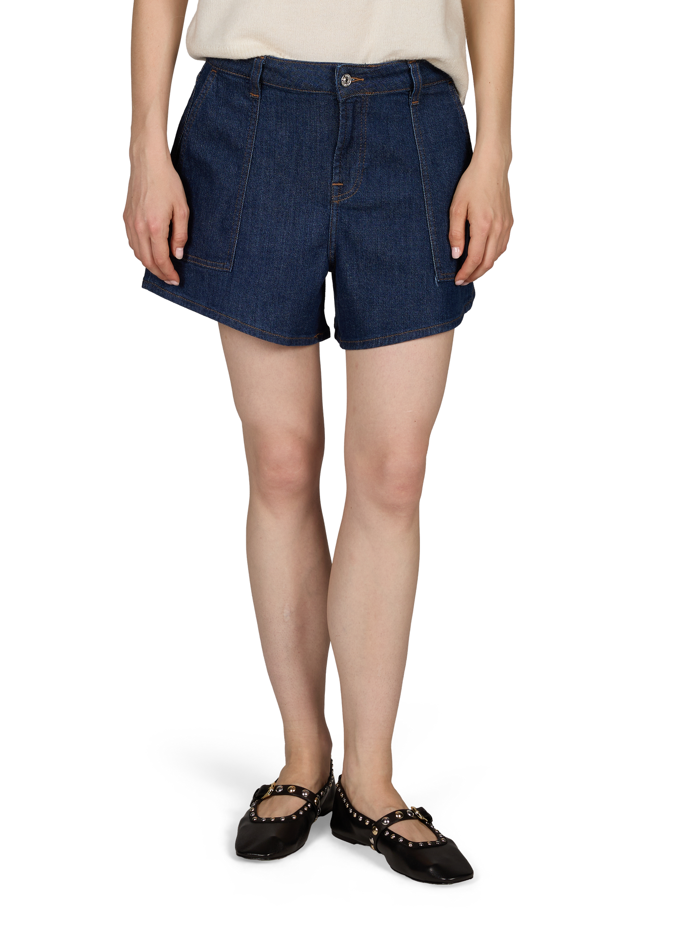 Short denim Utility Kori 7 FOR ALL MANKIND Blue