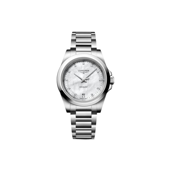 Montre quartz Conquest 2023 en acier inoxydable Montre quartz Conquest 2023 en acier inoxydable