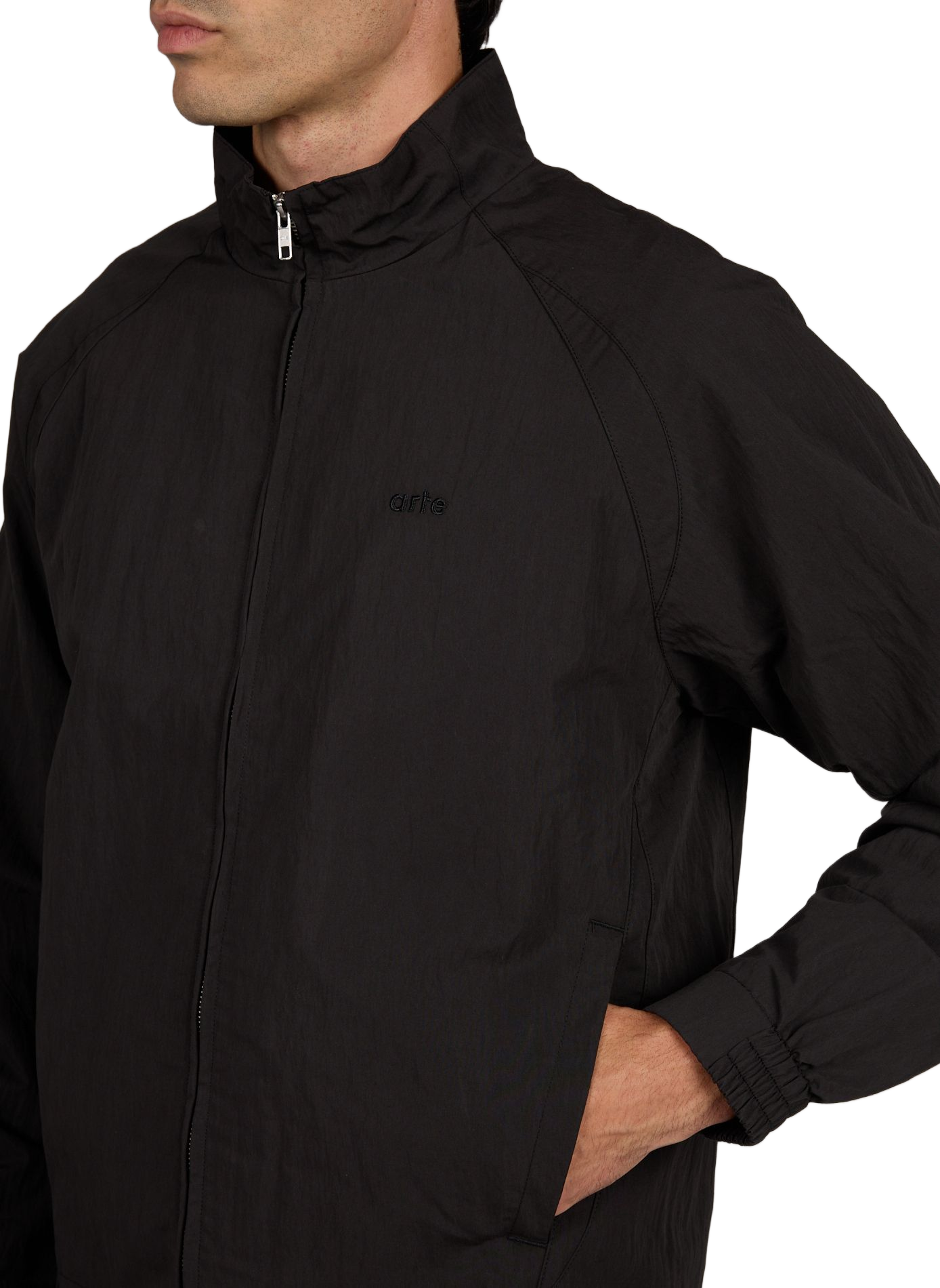 Logo-Jacke aus Baumwollmischung ARTE ANTWERP Schwarz