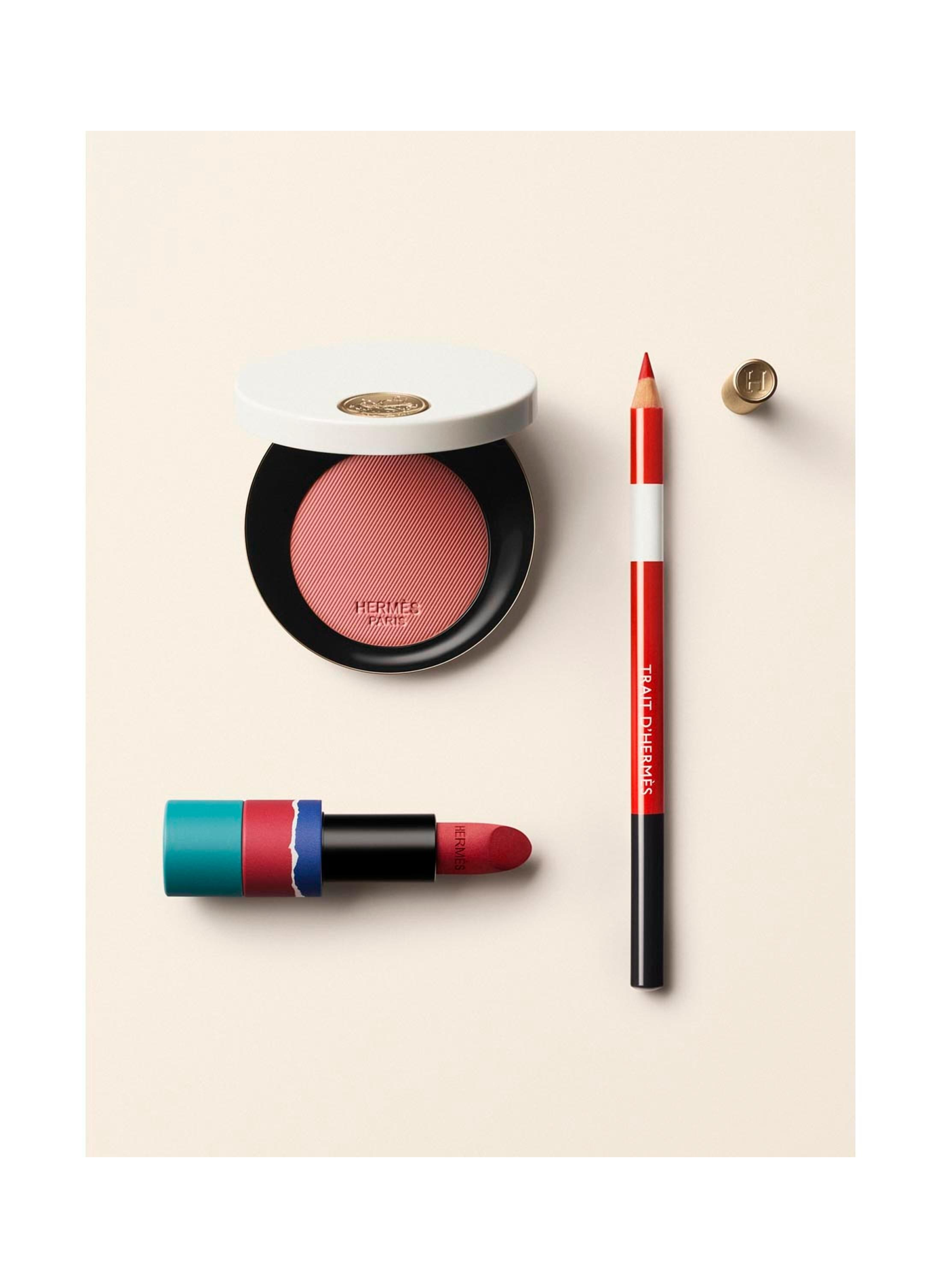 Hermès Red, matte lipstick, limited edition HERMÈS 83 rouge scandinave