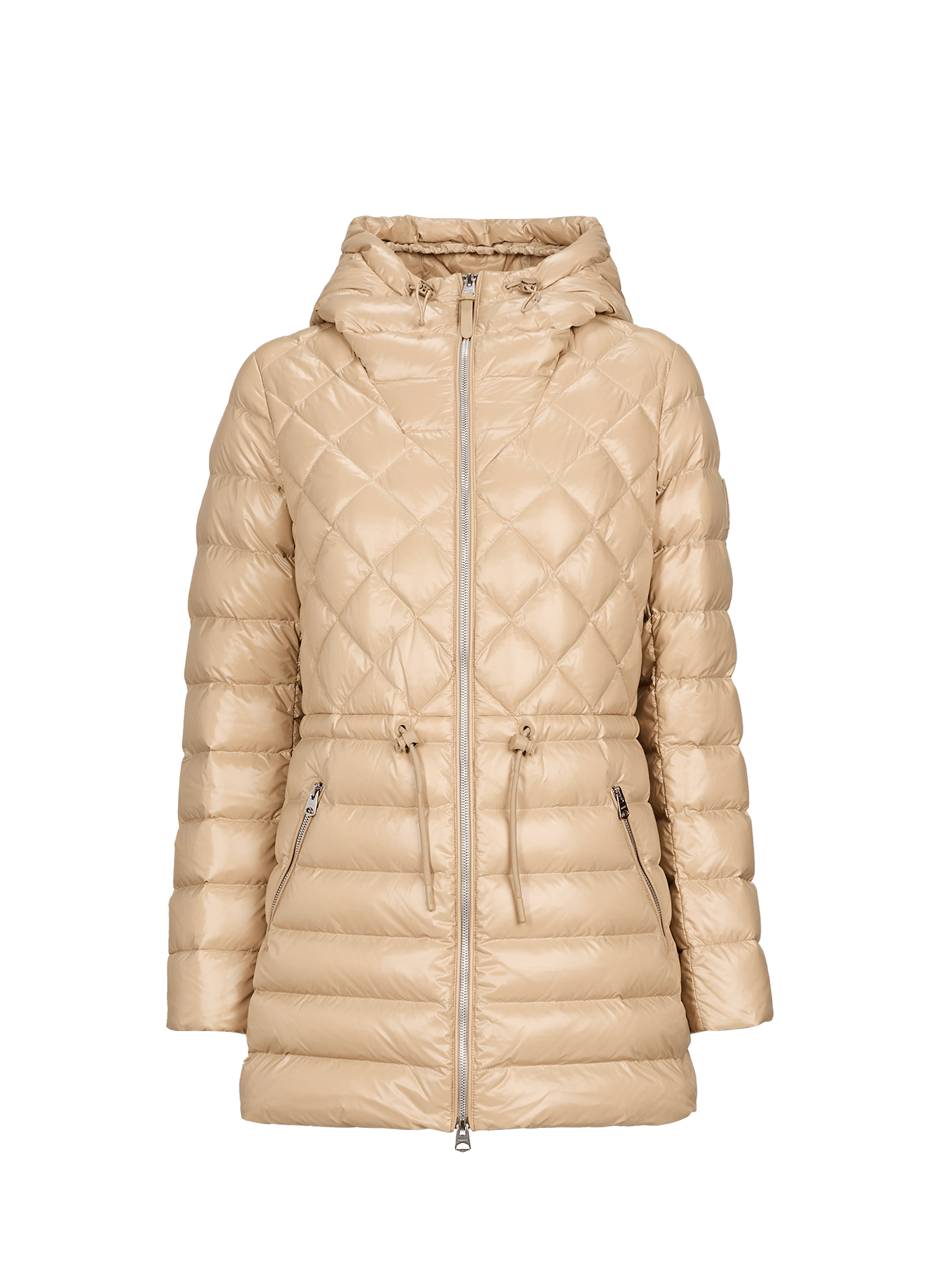 Kurze gesteppte Daunenjacke MACKAGE Beige