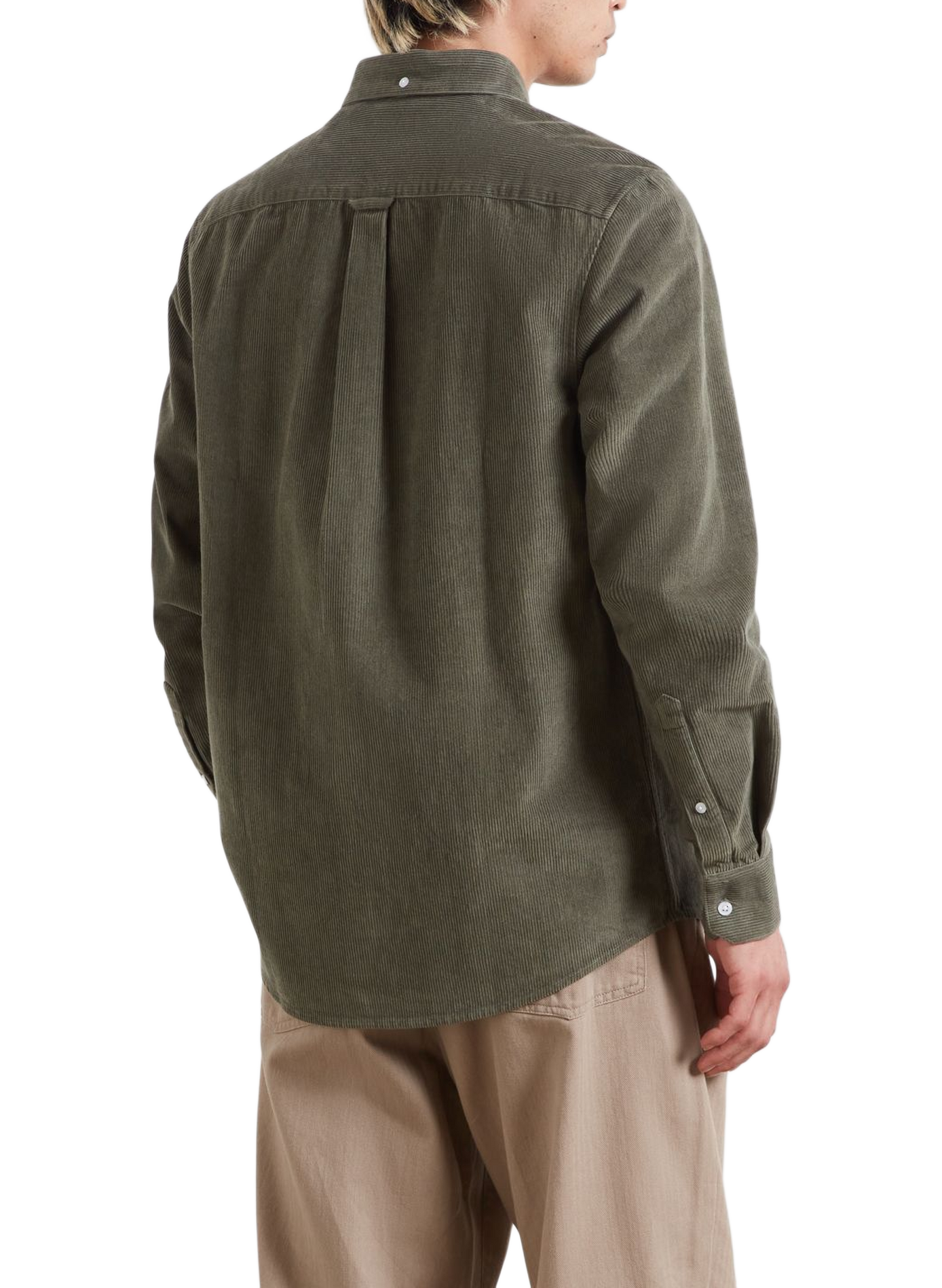Straight classic collar shirt in cotton FARAH Green