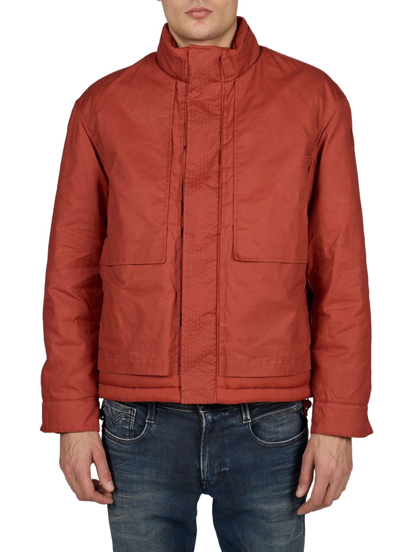 Blouson court en coton  K-WAY Rouge