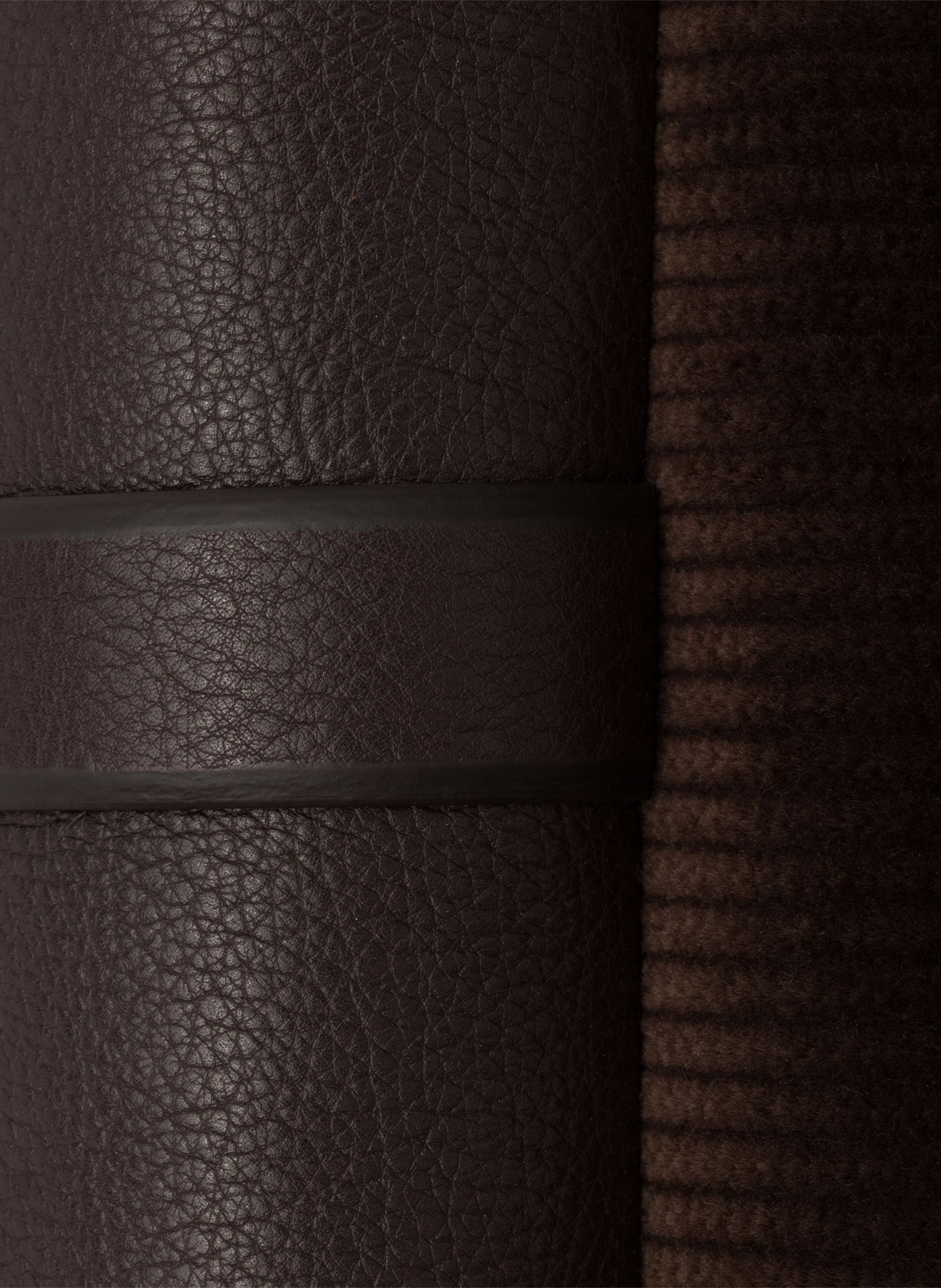 Sac à main prada bonnie extra large en velours côt PRADA Marron