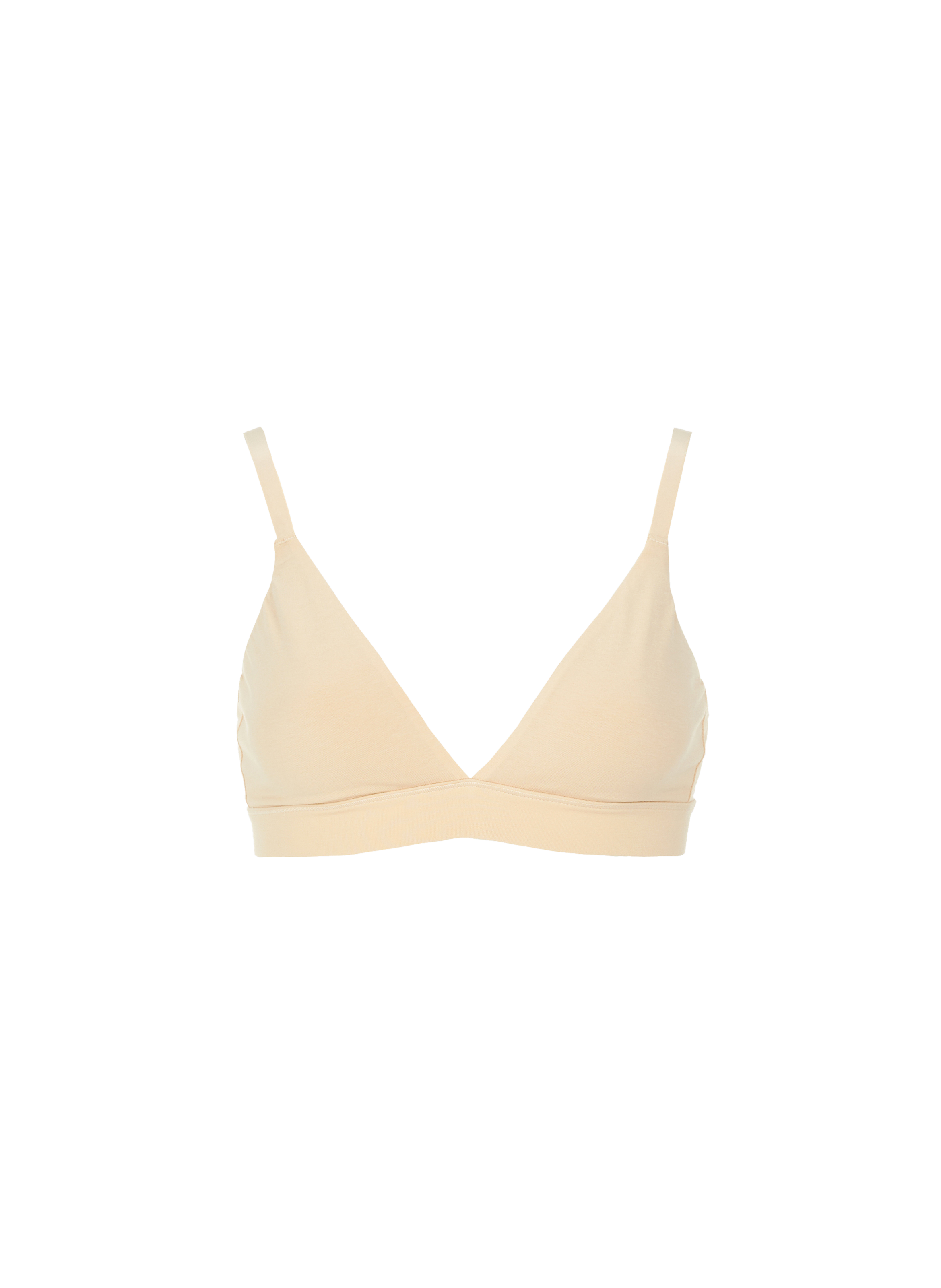 ORGANIC BASICS Triangle bra Beige