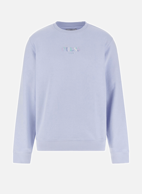 Sweatshirt à logo BleuGUESS 