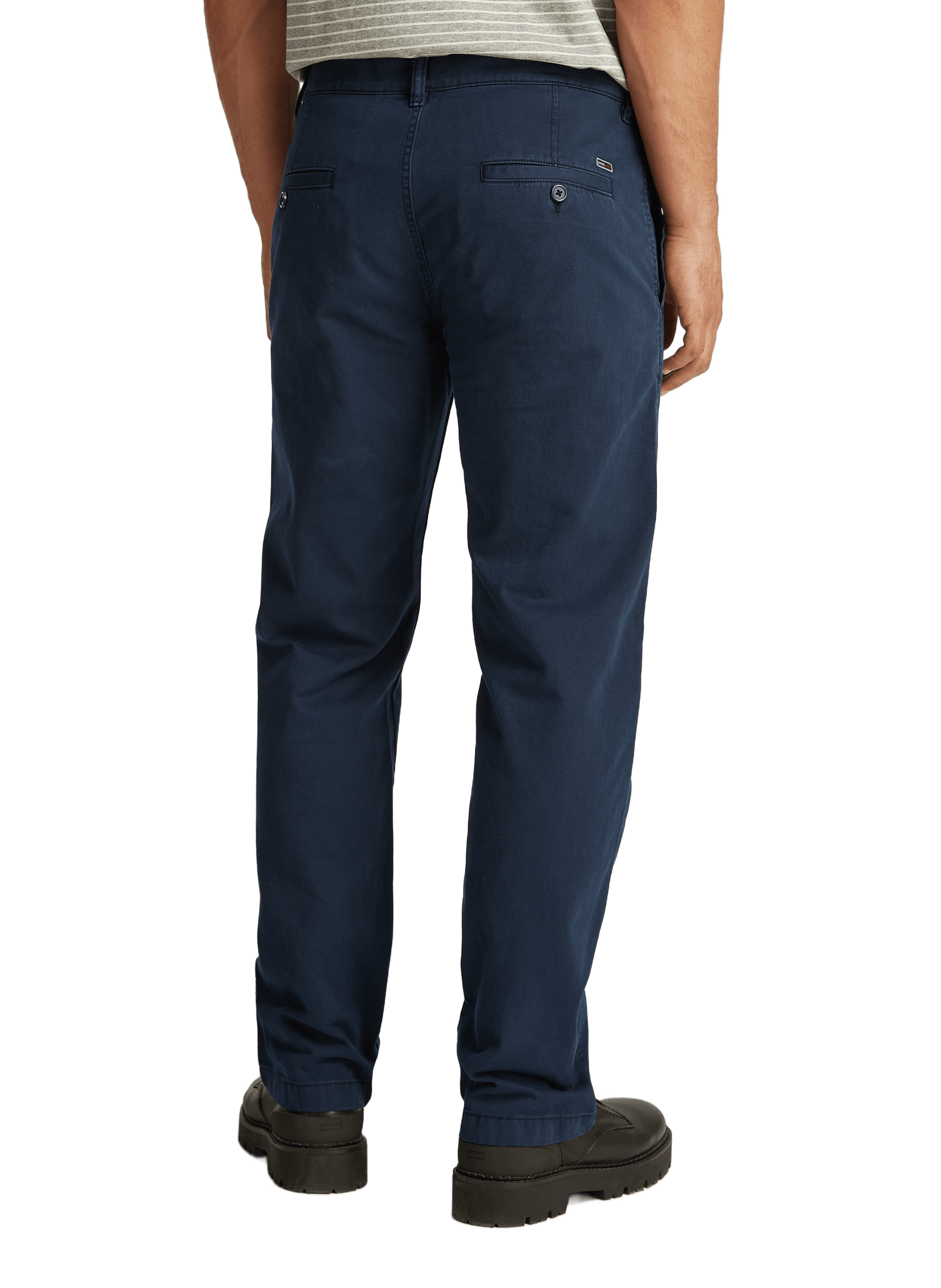 Pantalon chino en coton TOMMY HILFIGER Bleu