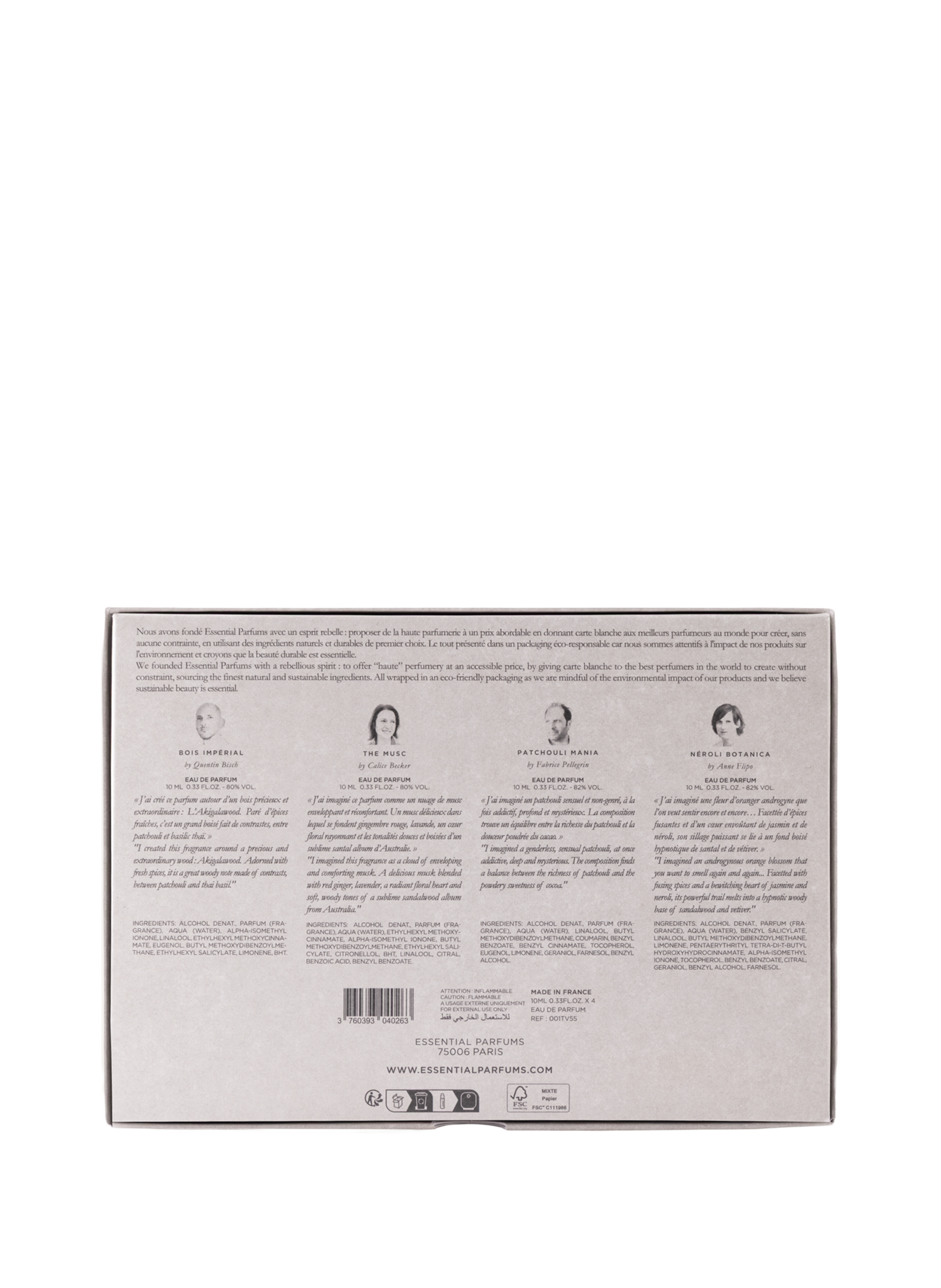 Discovery travel set ESSENTIAL PARFUMS No color