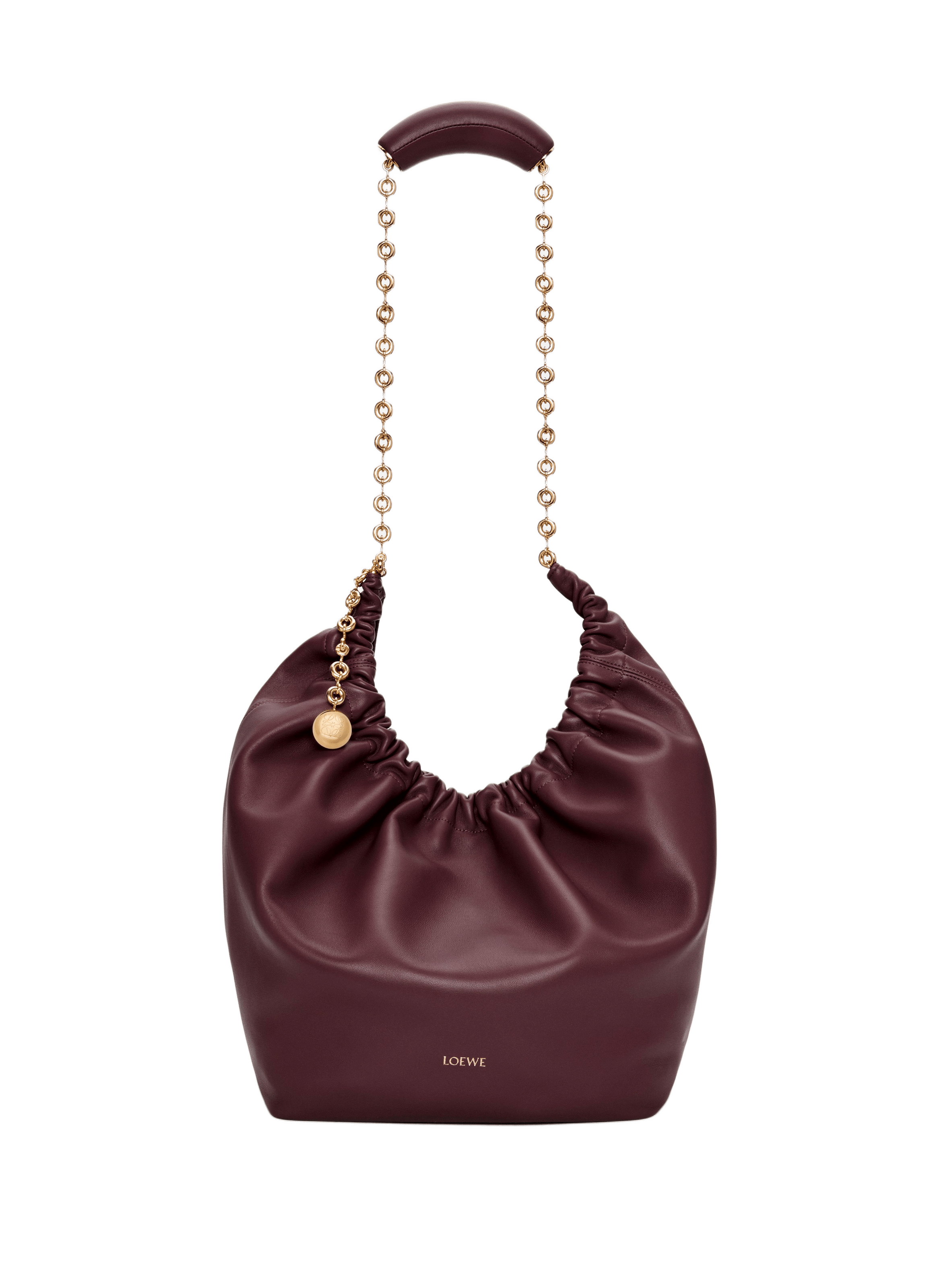 Medium lamb leather Squeeze bag LOEWE Red