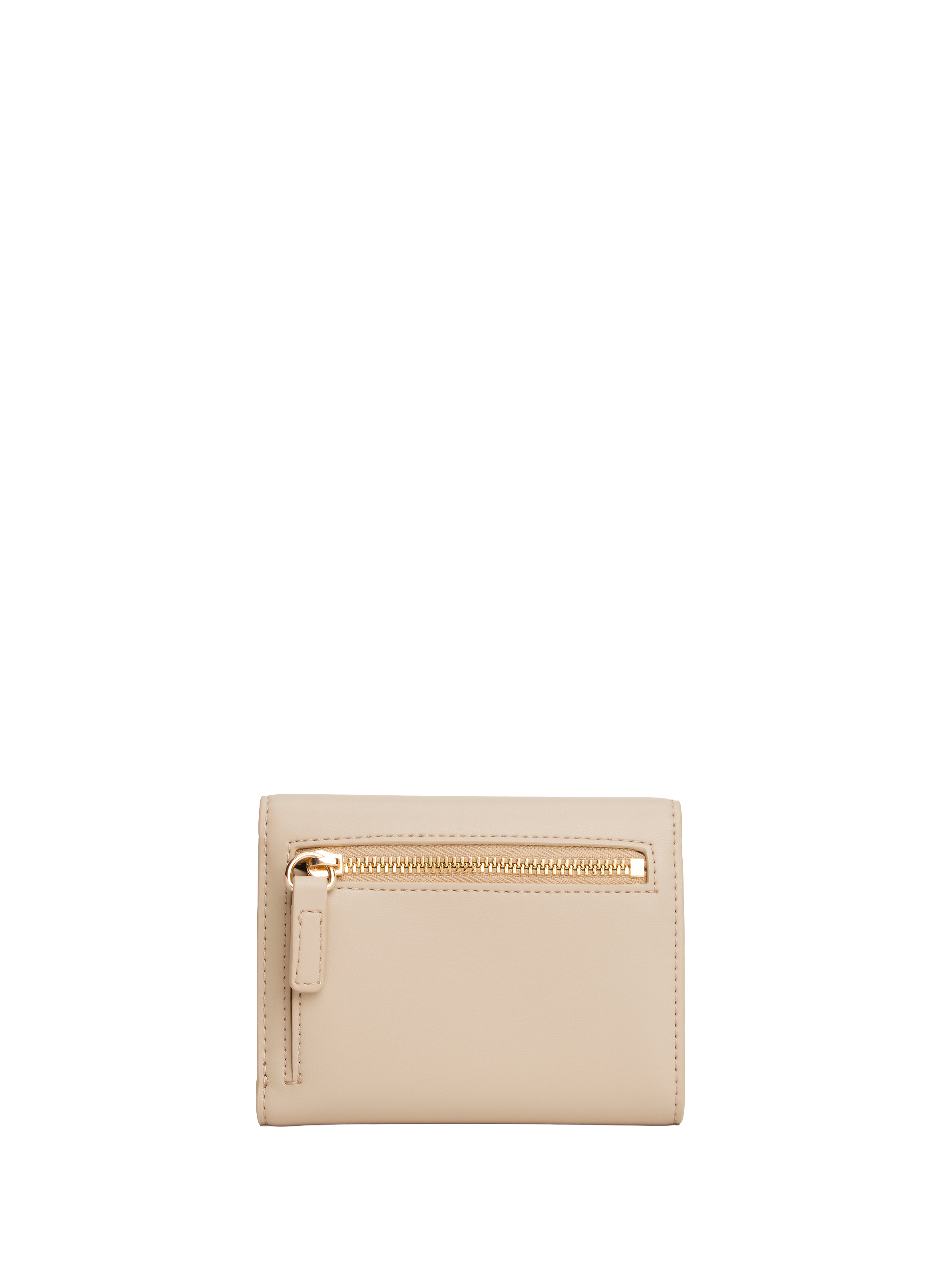 Solid card holder TOMMY HILFIGER Beige