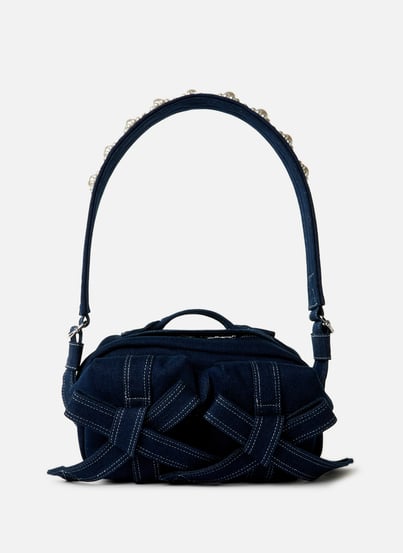 Sac bandoulière à nœud perlé SIMONE ROCHA Sac bandoulière à nœud perlé SIMONE ROCHA