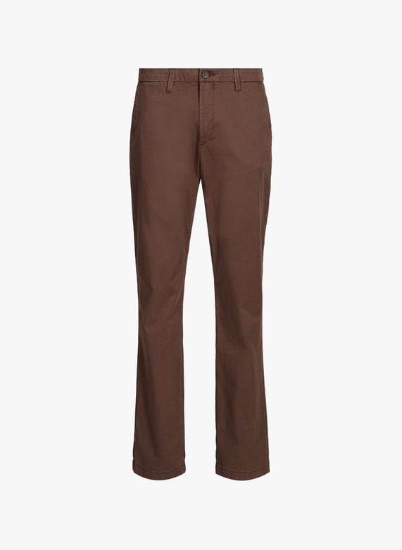 Pantalon droit en coton mélangé | Marron by TIMBERLAND Pantalon droit en coton mélangé Marron