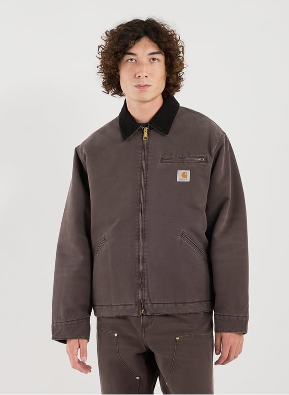 Veste ample à col contrasté en coton | Marron by CARHARTT WIP Veste ample à col contrasté en coton Marron