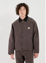 Veste ample à col contrasté en coton | Marron by CARHARTT WIP CARHARTT WIP Veste ample à col contrasté en coton | Marron