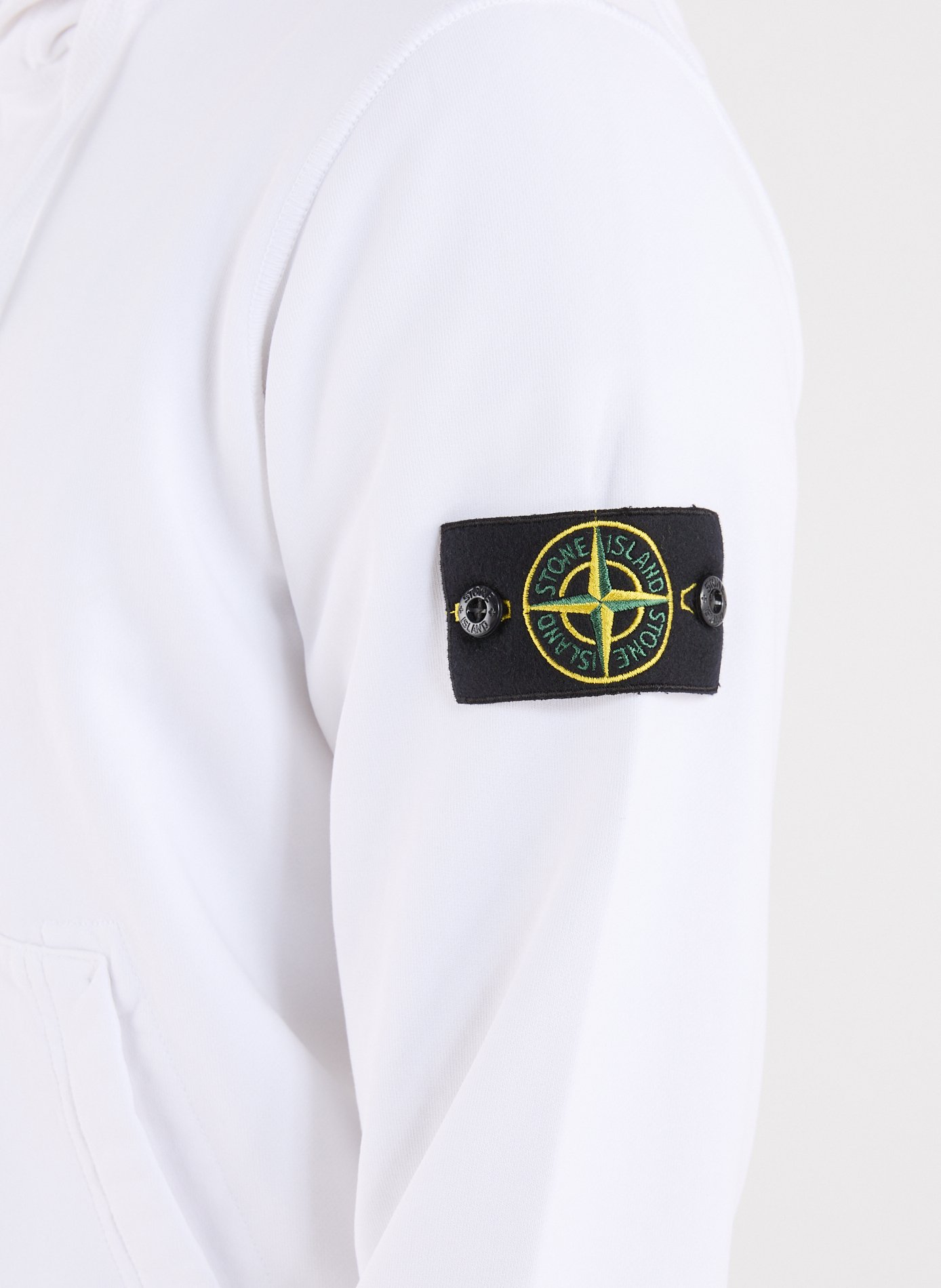 Cotton Hooded Sweatshirt STONE ISLAND White