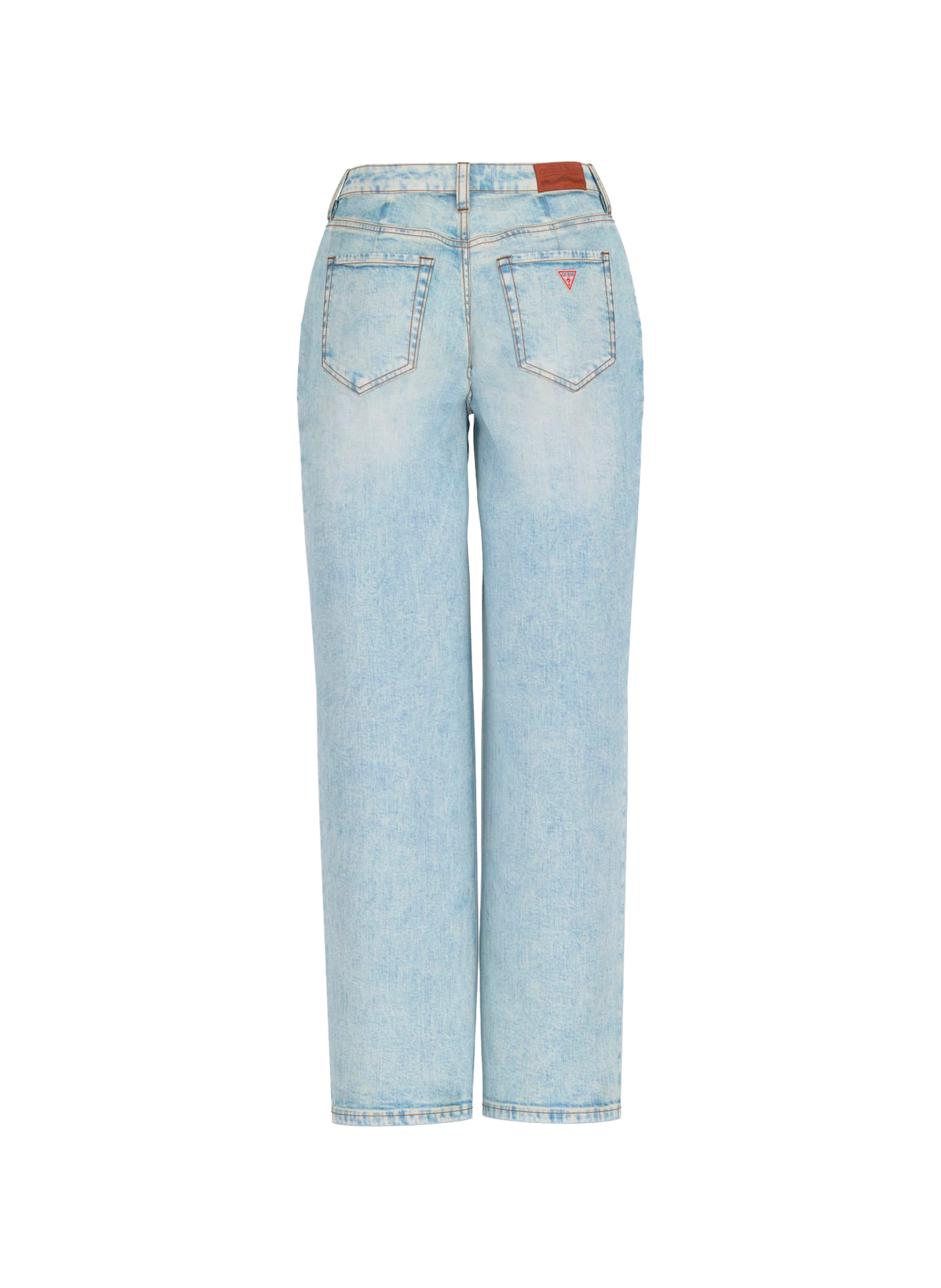 Straight cotton jeans GUESS Blue
