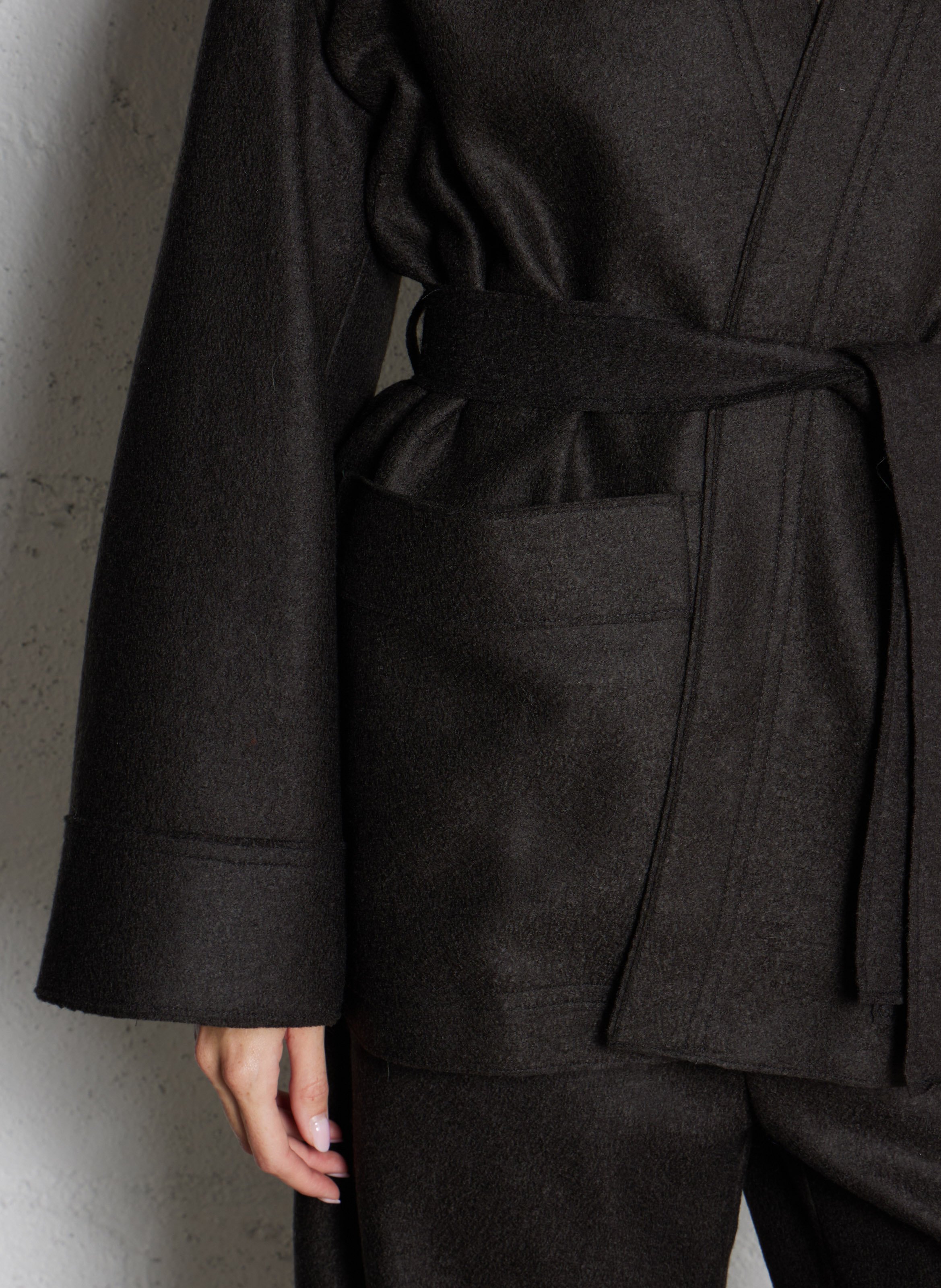 Kimono en laine vierge Balme SOEUR Vert