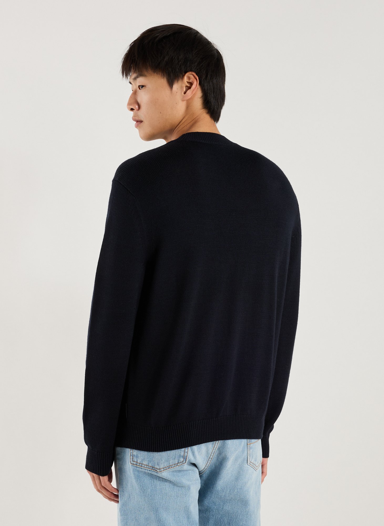 Cotton-blend jumper ARMANI EXCHANGE Blue
