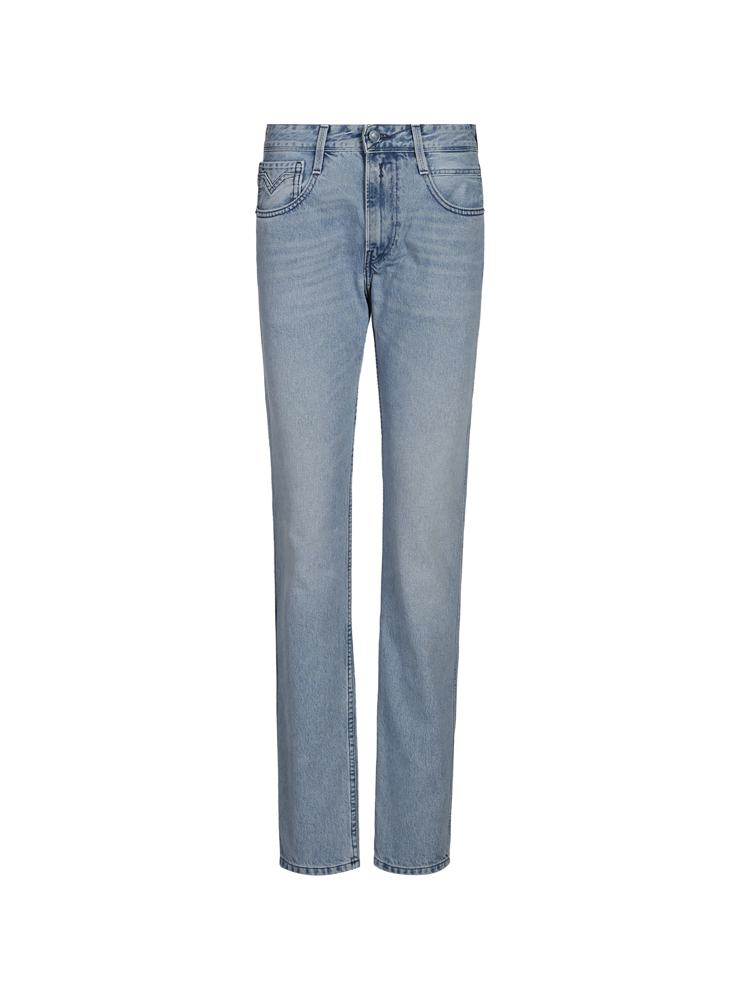REPLAY Jeans slim en coton Bleu