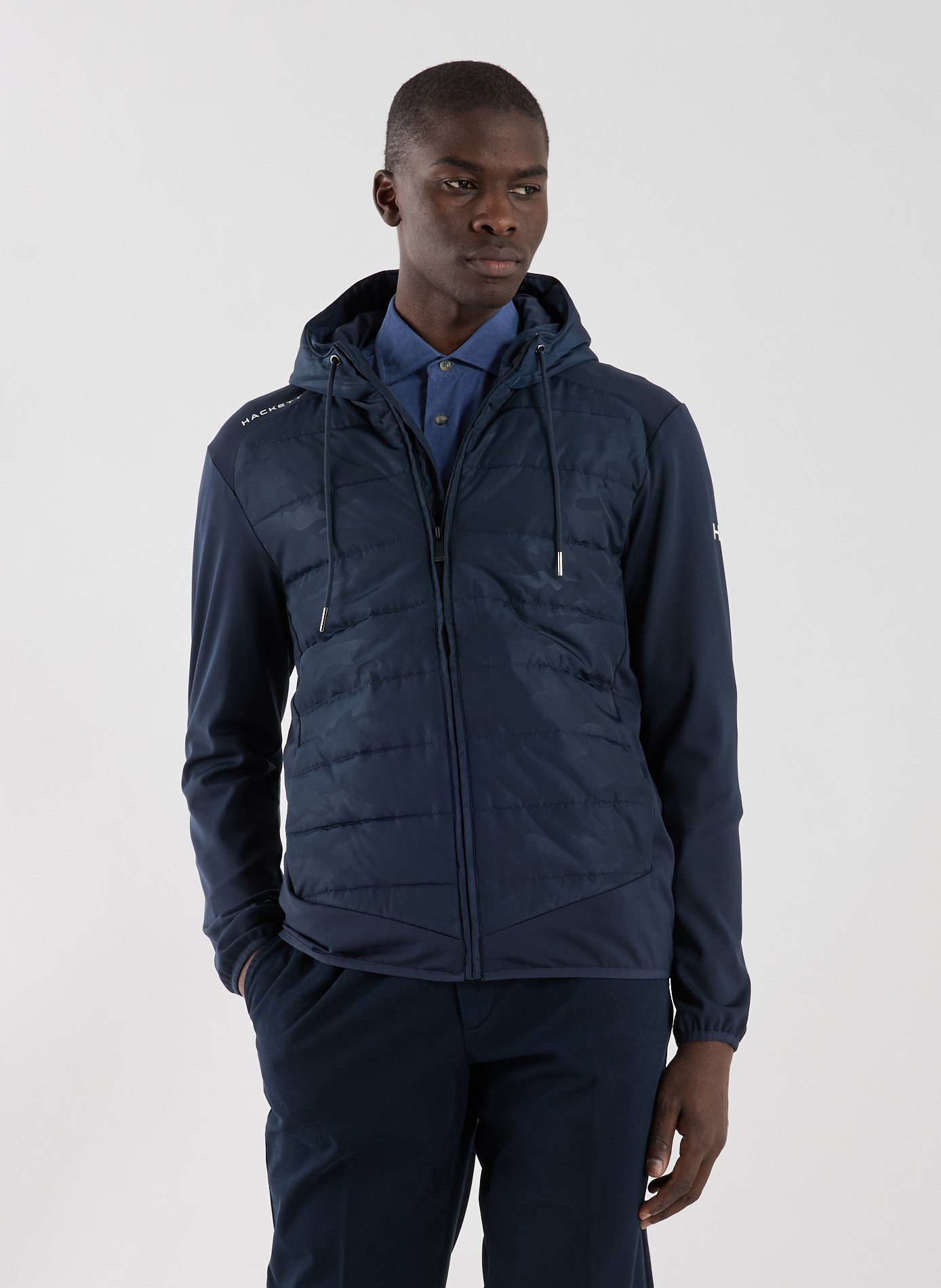Hooded Jacket HACKETT Blue
