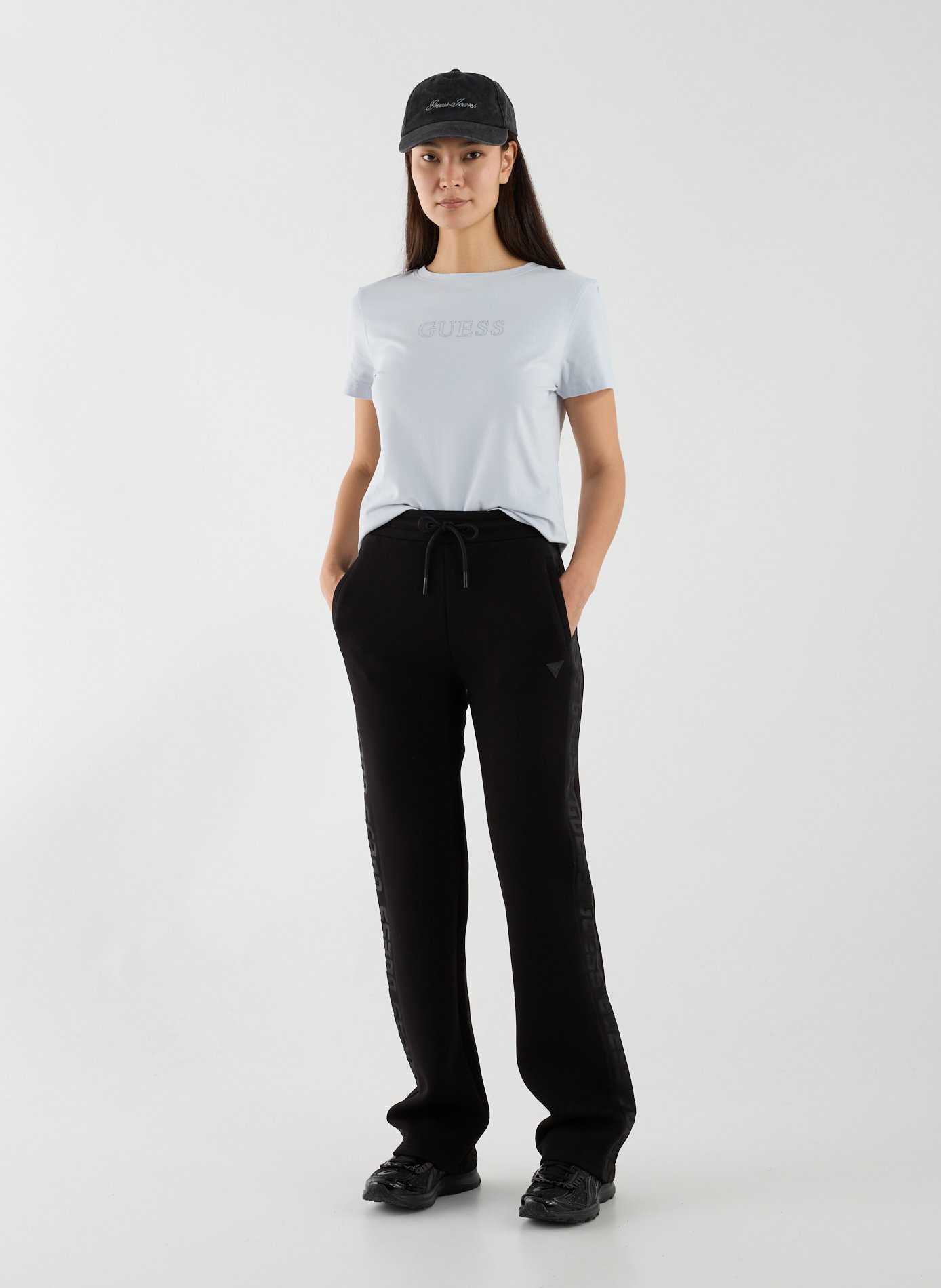 Neoprene sweatpants GUESS Black