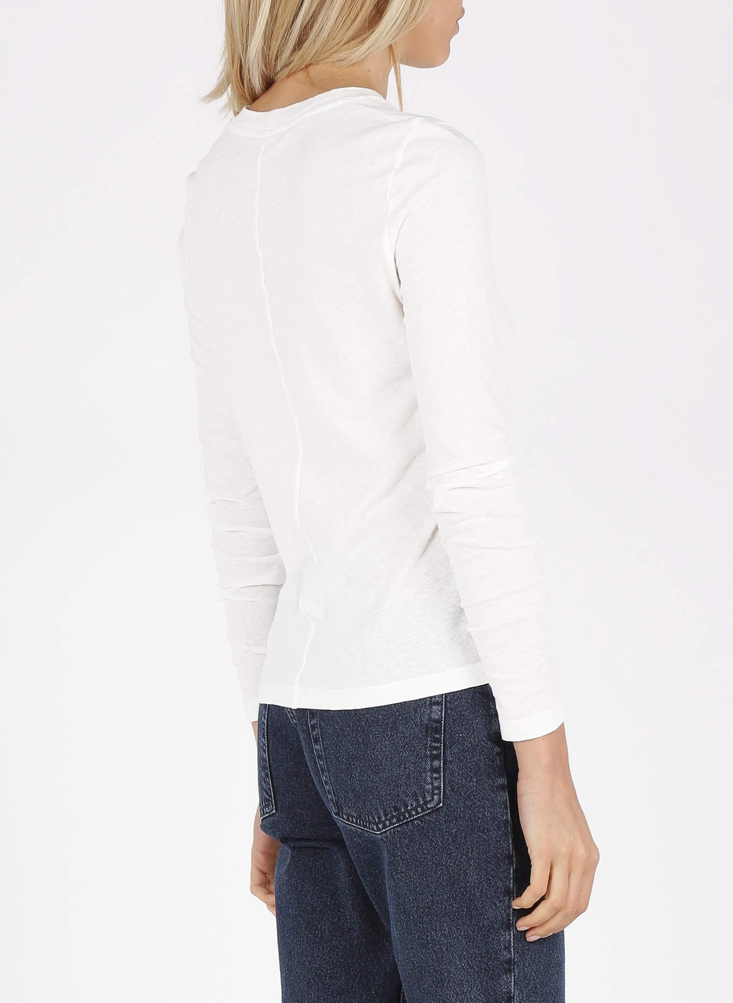 Tee-shirt col rond en coton gamipy AMERICAN VINTAGE Blanc