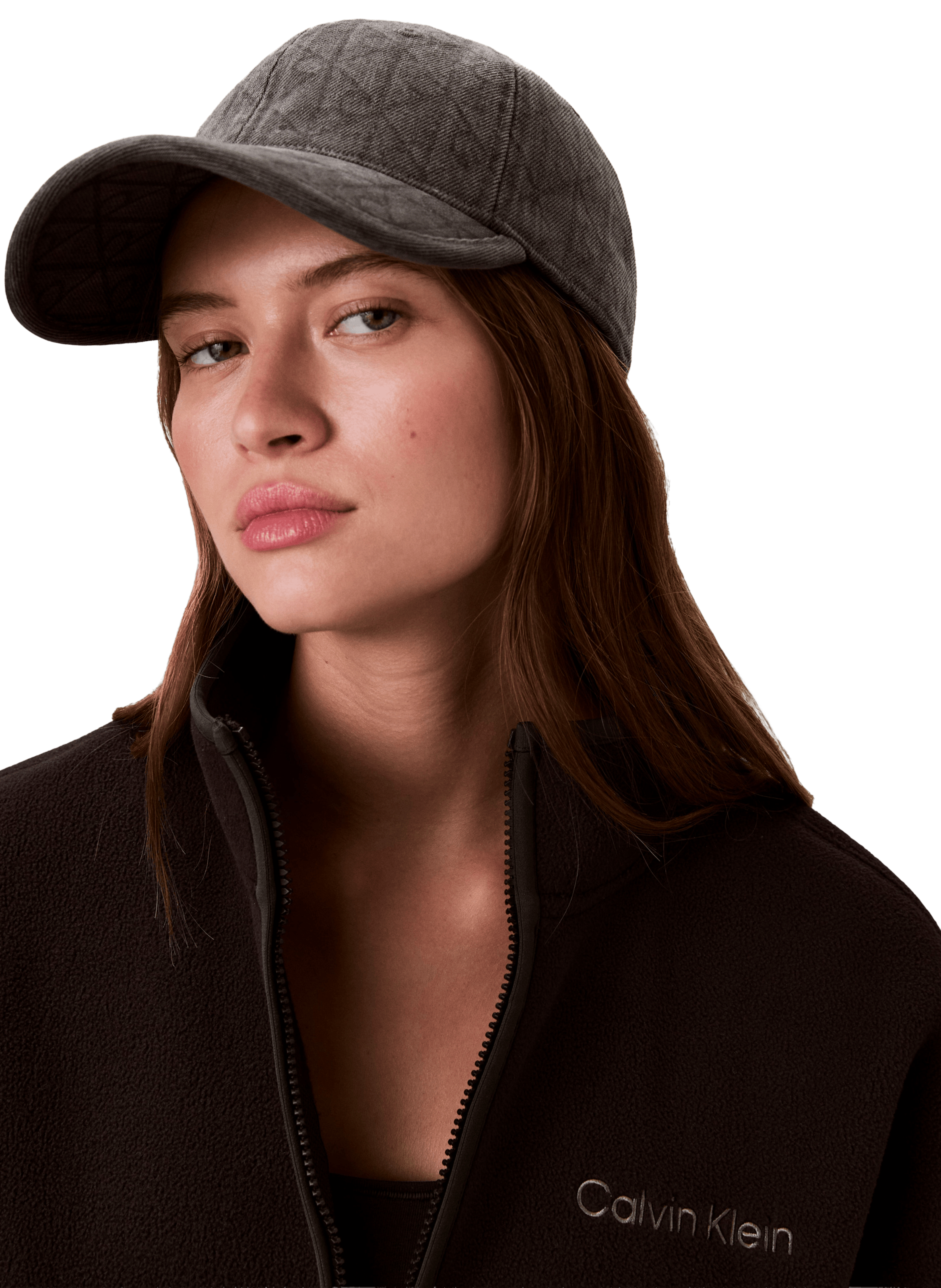 Quilted cap CALVIN KLEIN Grey