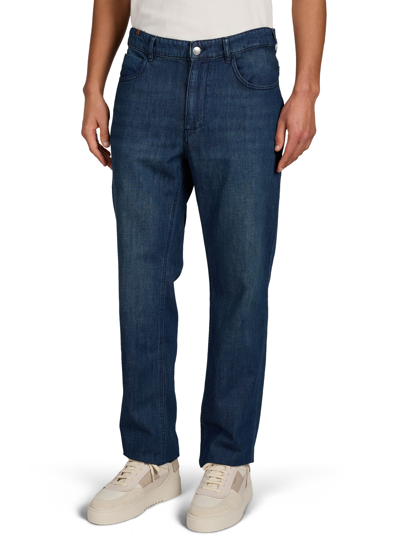 Straight-cut cotton-blend jeans NOTIFY