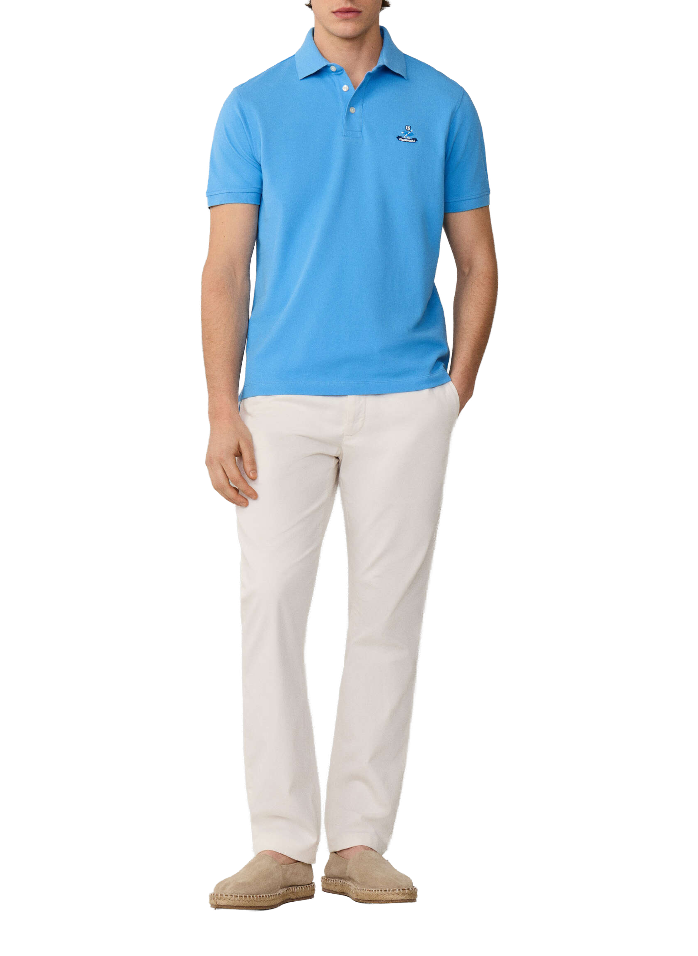  Cotton polo shirt  FACONNABLE Blue