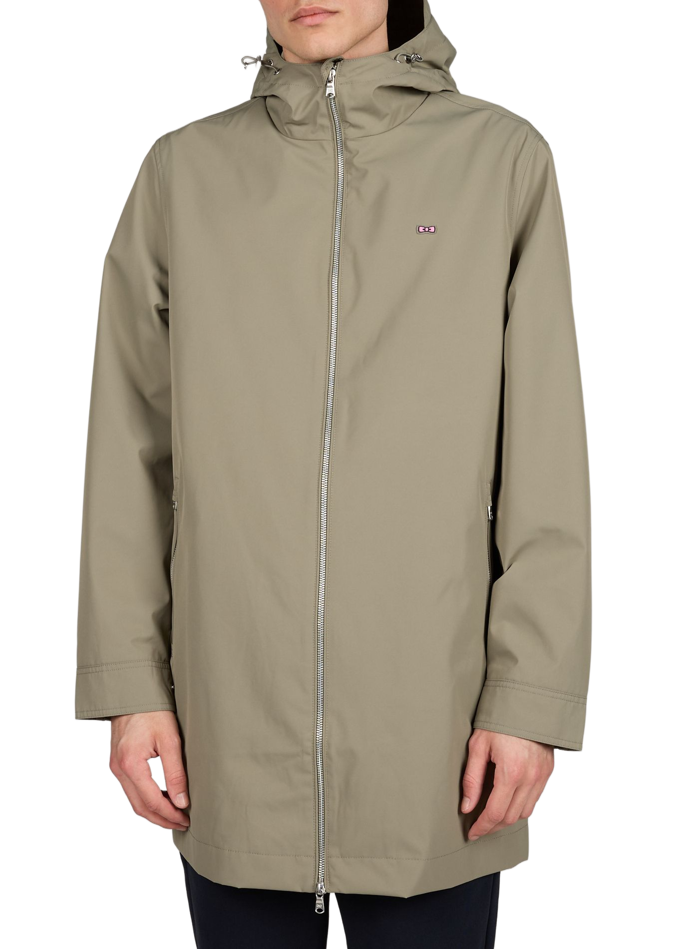 Blouson mi-long à capuche EDEN PARK Beige