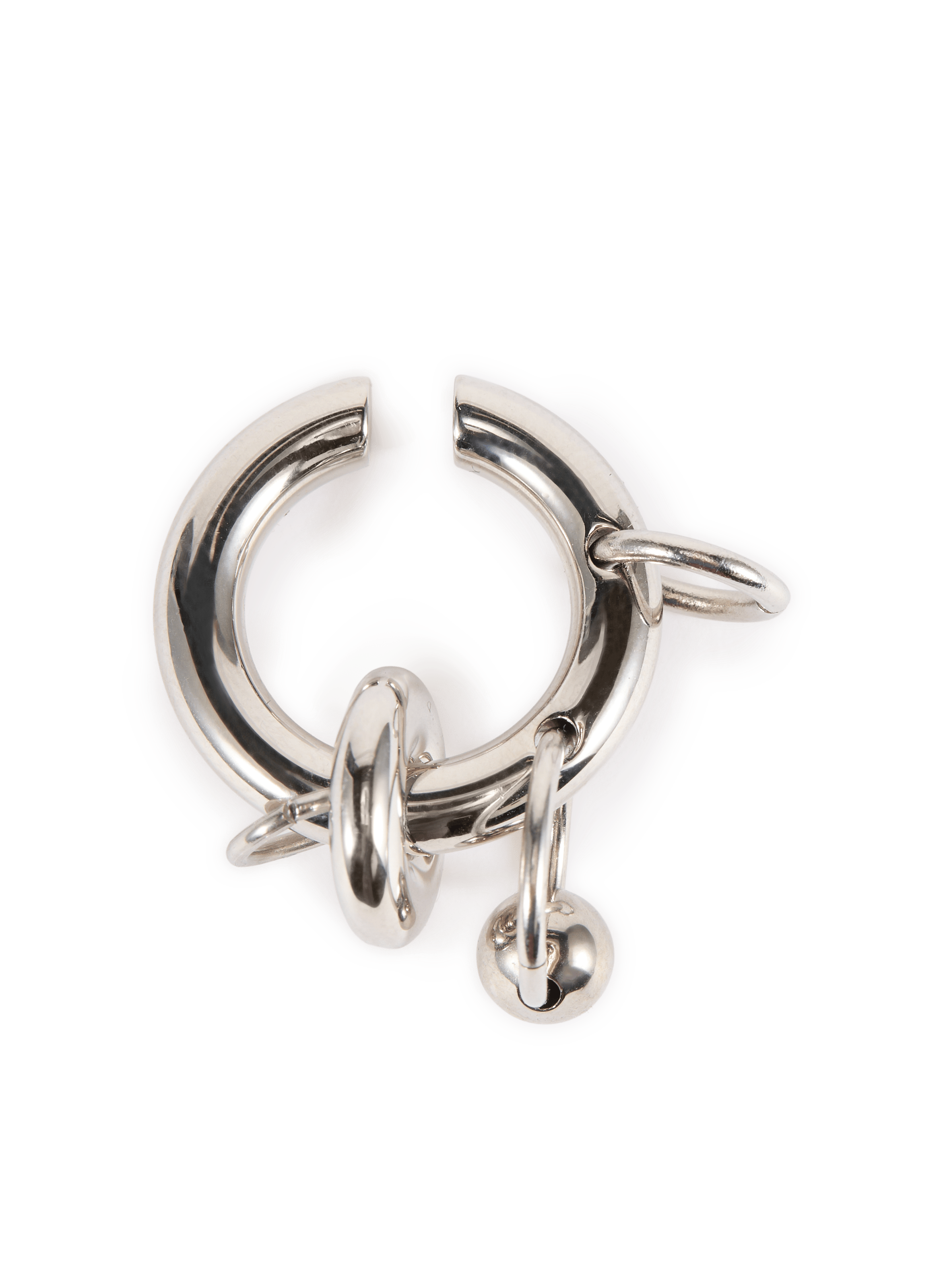 Boucle d'oreille Isa en laiton JUSTINE CLENQUET Argent