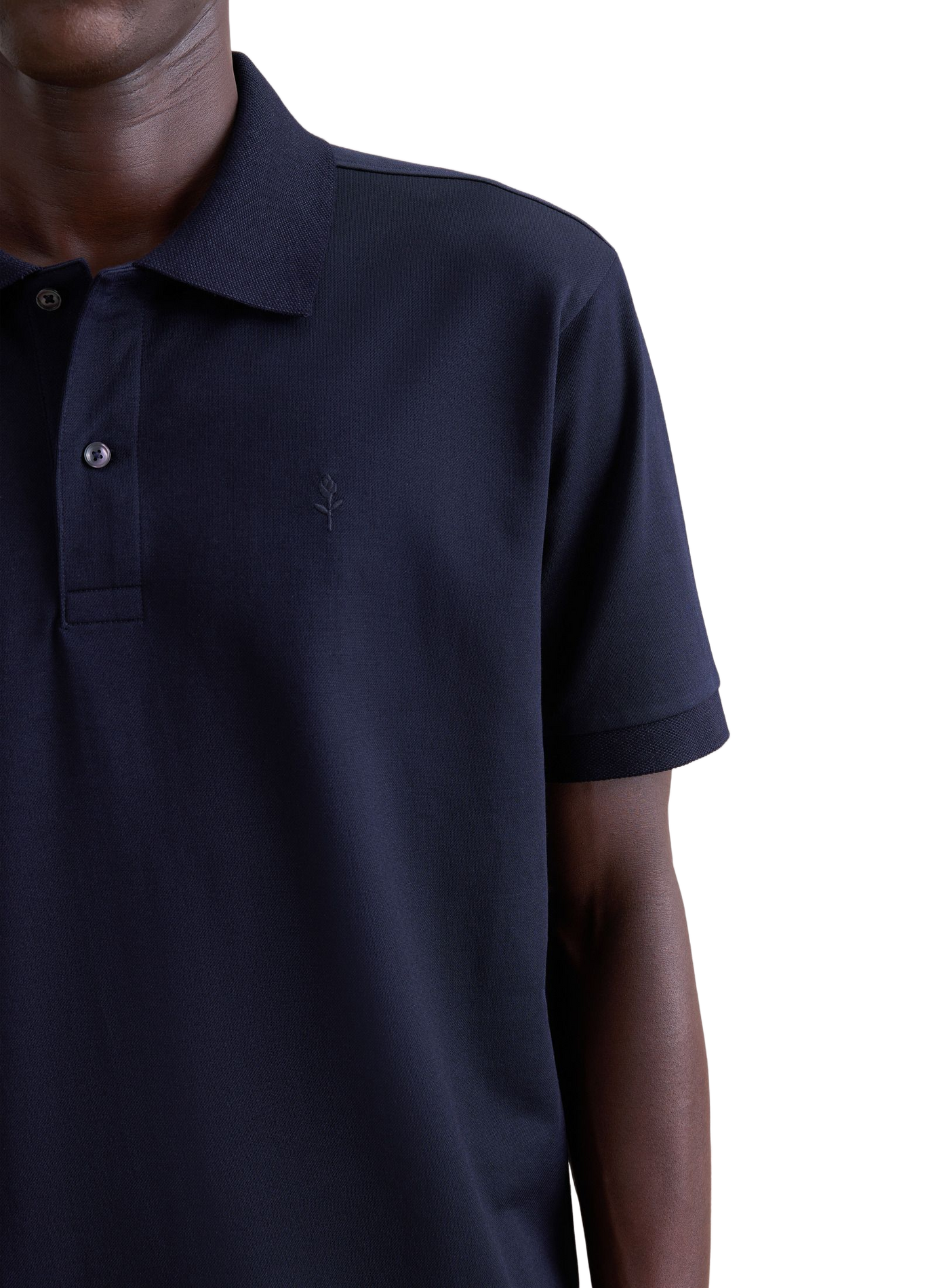 Short-sleeved polo shirt in blended cotton SEIDENSTICKER Blue